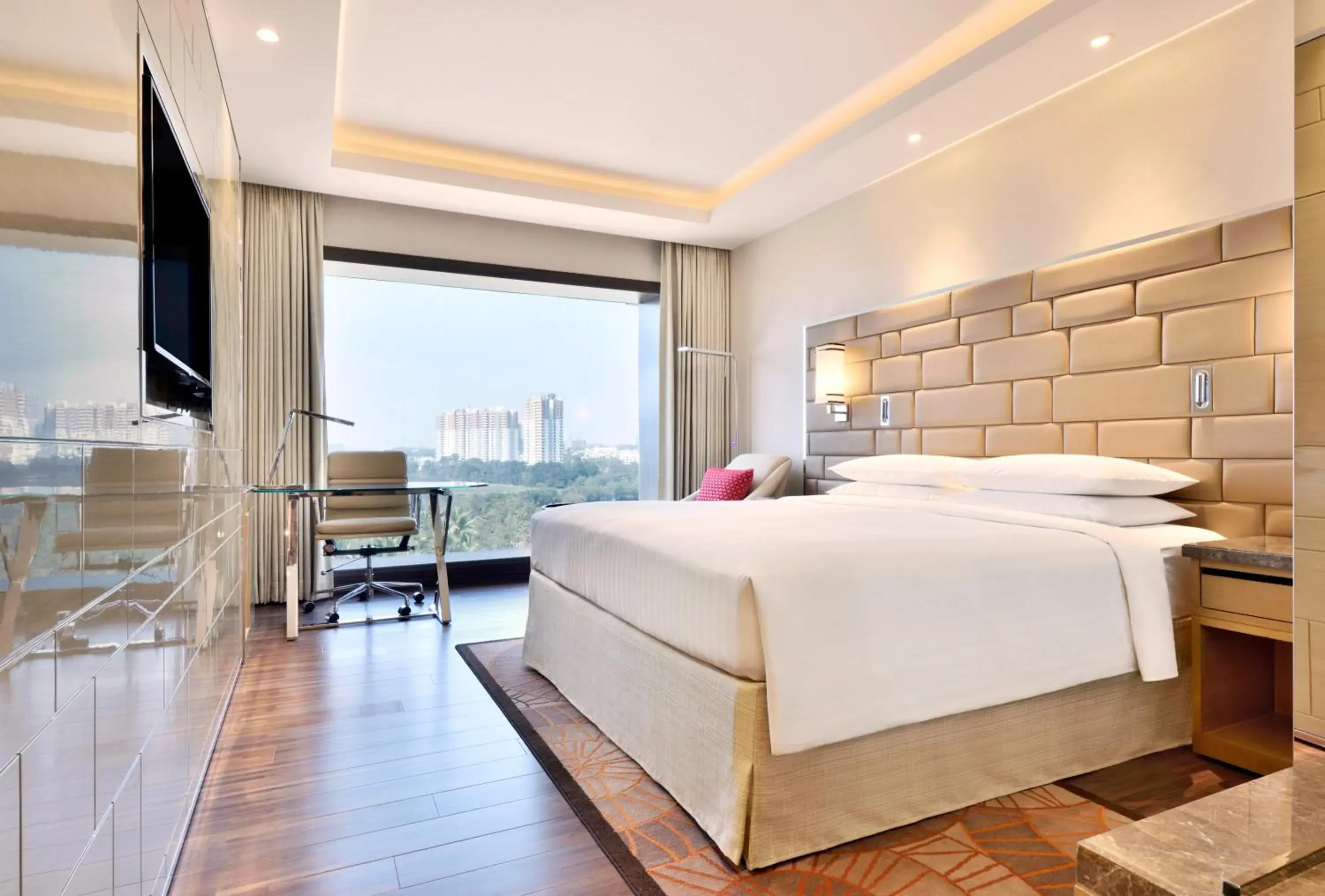 Deluxe King Room with City View - single occupancy in Courtyard by Marriott Bengaluru Hebbal Deluxe King Room with City View - single occupancy in Courtyard by Marriott Bengaluru Hebbal