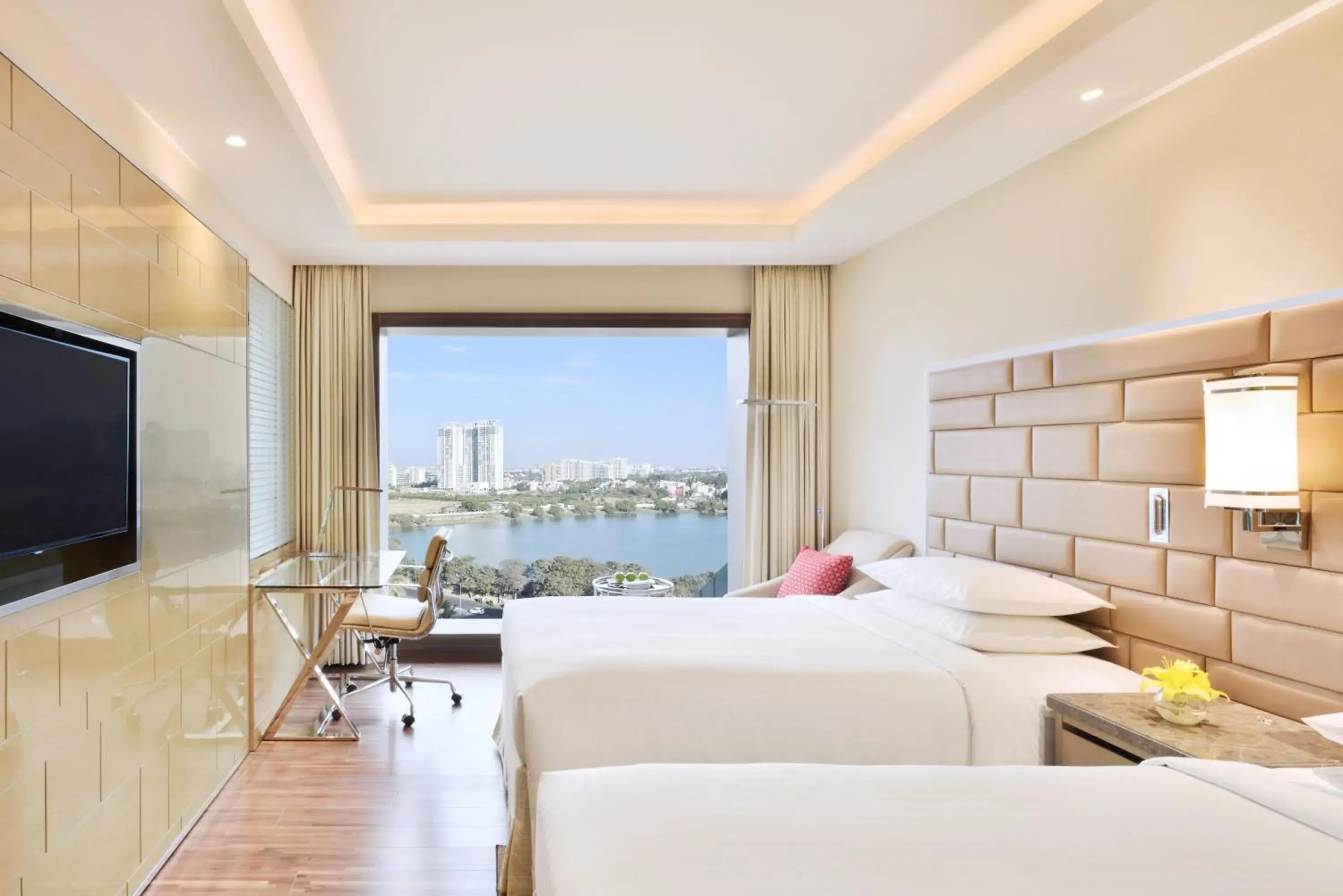 Executive Twin Room with Lounge Access - single occupancy in Courtyard by Marriott Bengaluru Hebbal Executive Twin Room with Lounge Access - single occupancy in Courtyard by Marriott Bengaluru Hebbal