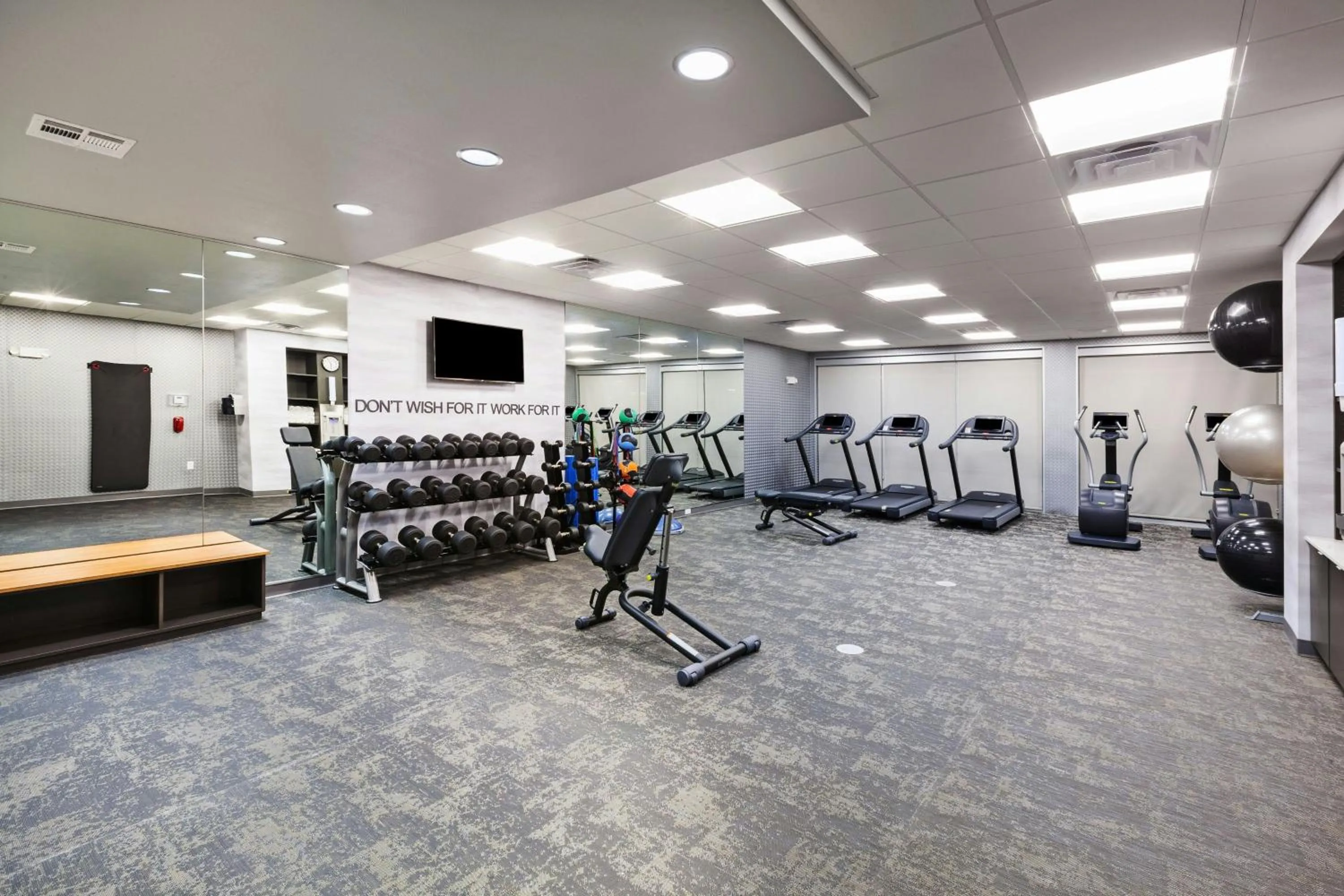 Fitness centre/facilities in Fairfield Inn & Suites by Marriott Liberal