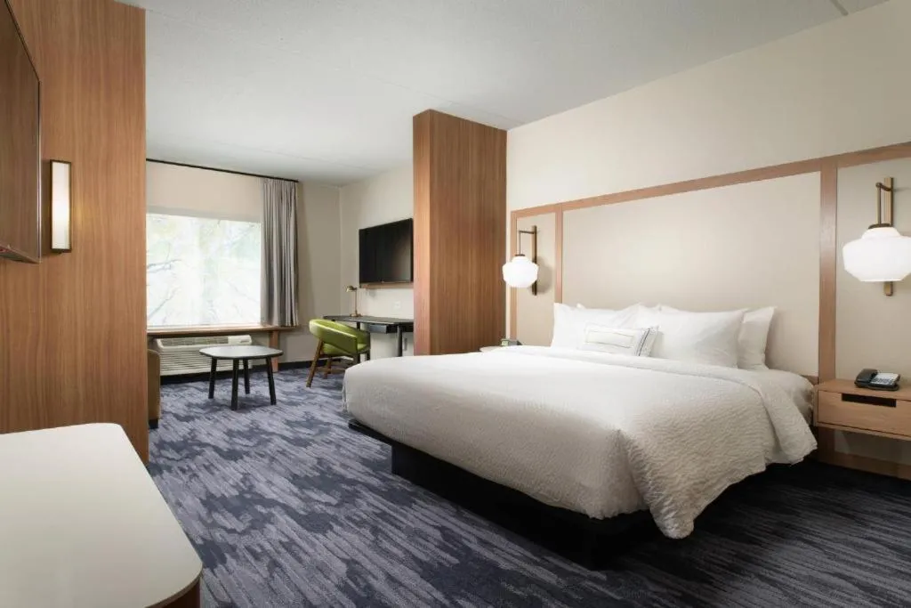 Bed in Fairfield Inn & Suites by Marriott Athens