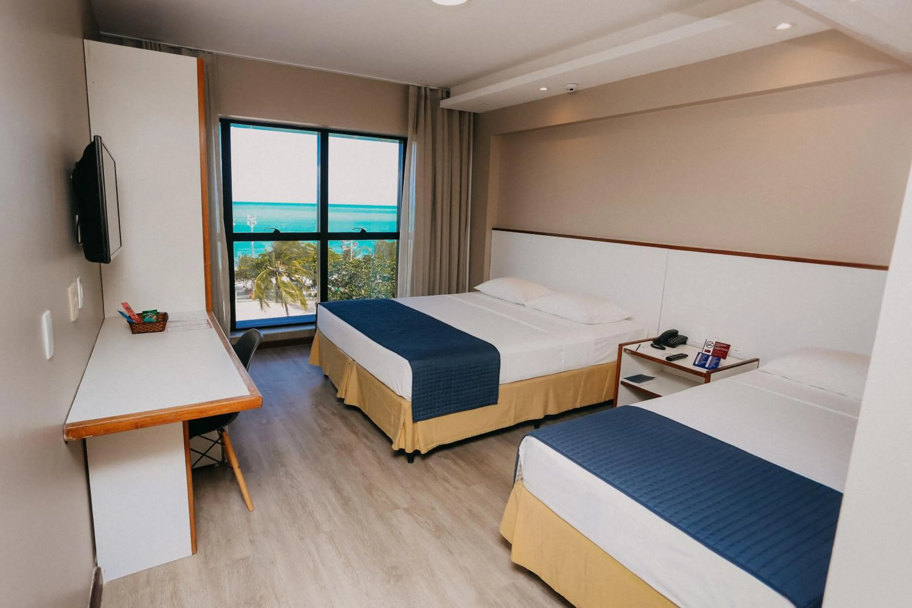 Bedroom, Bed in Pajuçara Praia Hotel