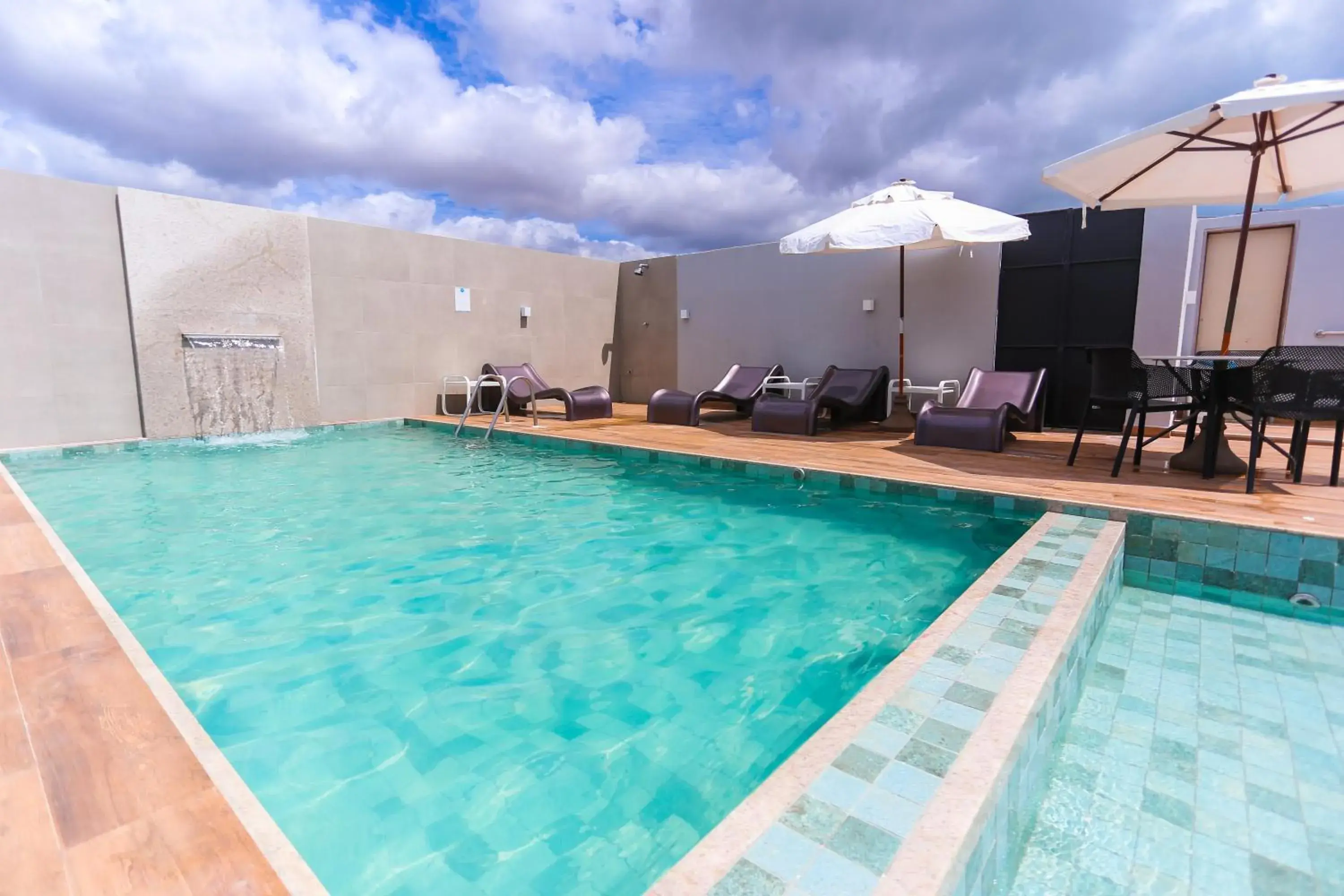 Pool view in Pajuçara Praia Hotel Pool view in Pajuçara Praia Hotel