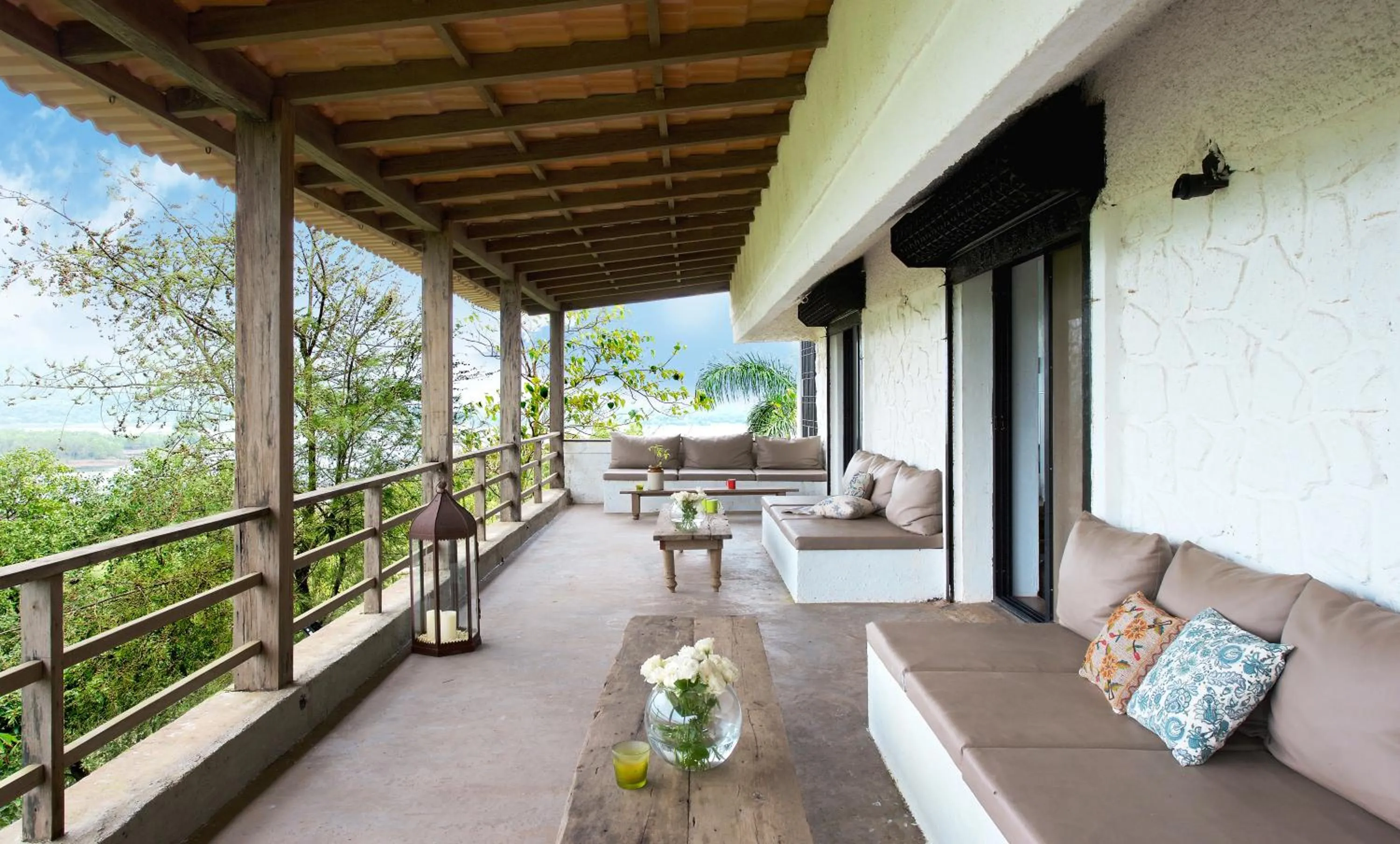 Patio in Bungalow 89 by StayVista - A hill-view villa adorned with eclectic interiors for a truly unique & captivating stay