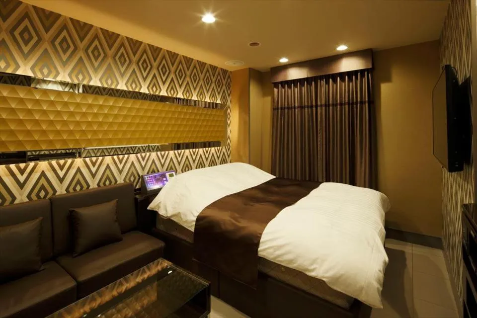 Bed in Hotel Waltz Okazaki (Adult Only)