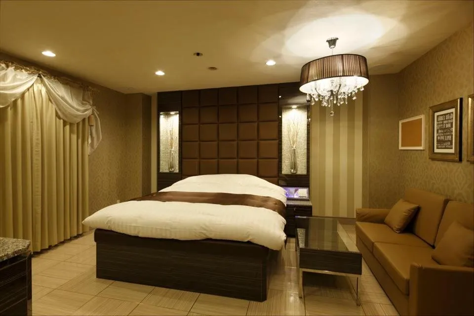 Bed in Hotel Waltz Okazaki (Adult Only)