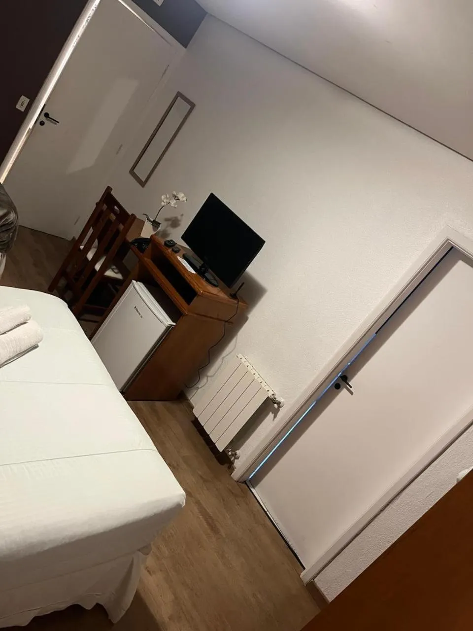 Bed in Pousada Condado Brasileiro