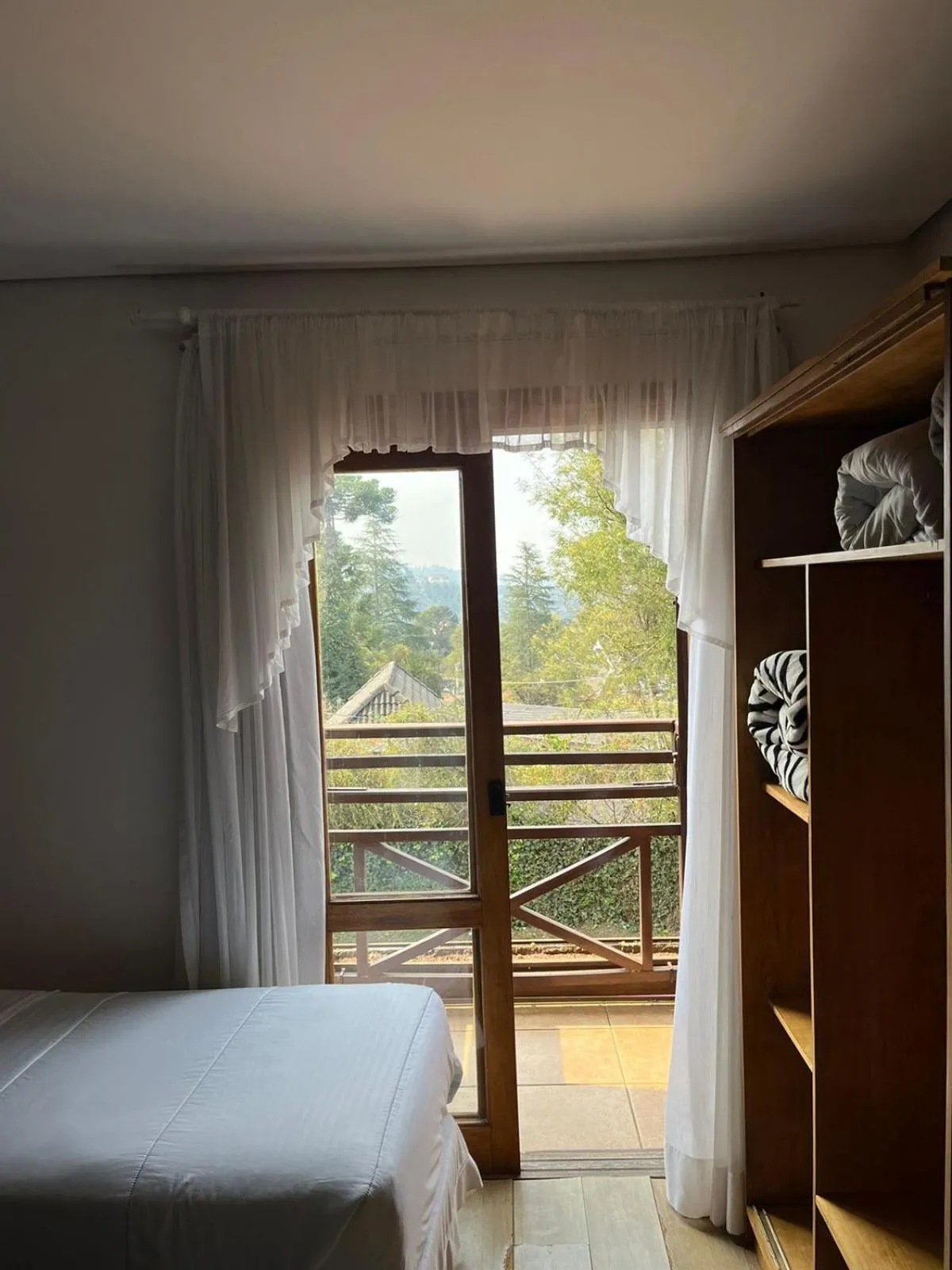 Bed in Pousada Condado Brasileiro