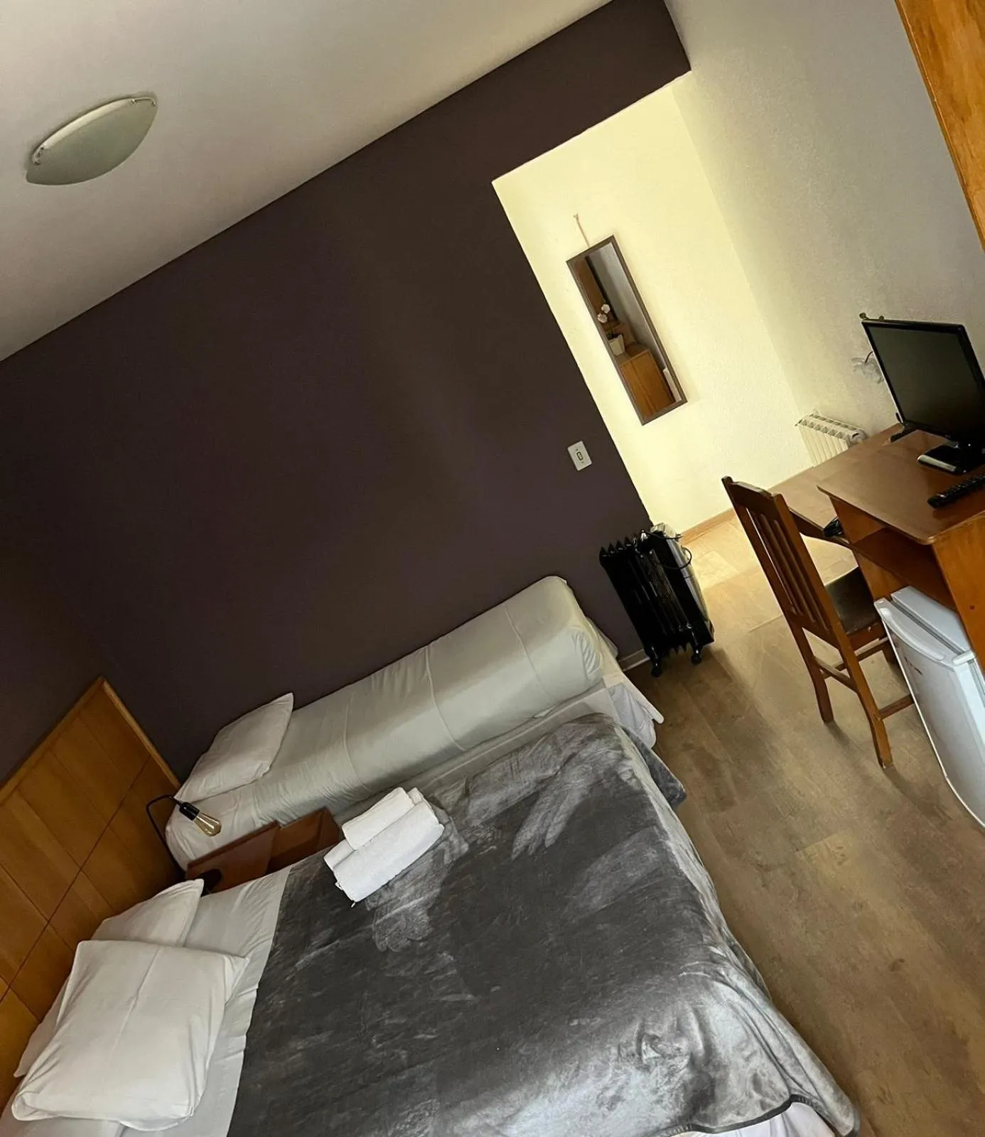Bed in Pousada Condado Brasileiro