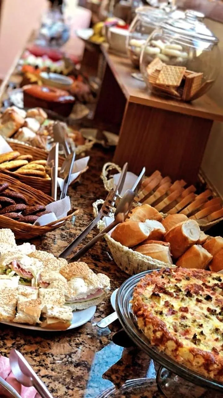 Continental breakfast in Pousada Condado Brasileiro