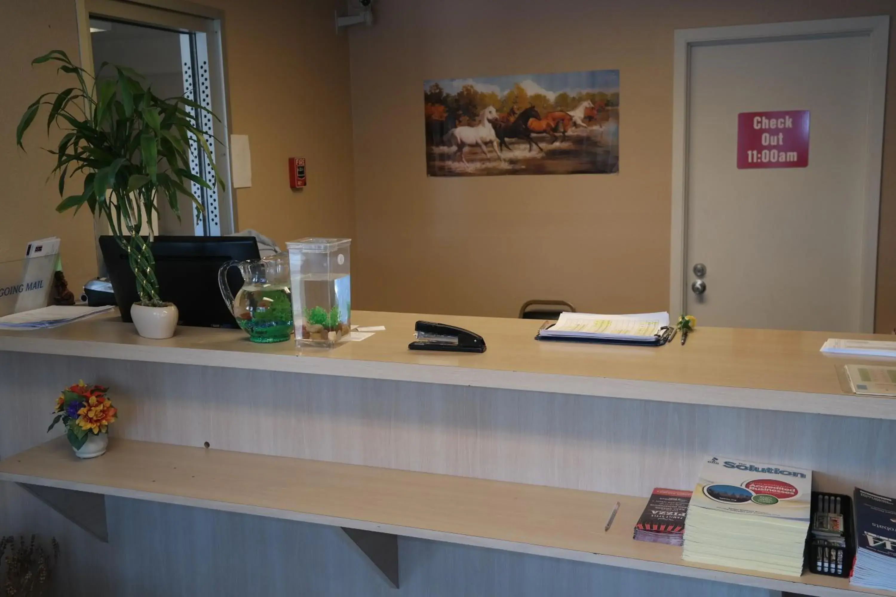 Lobby or reception in Travel Inn Omaha