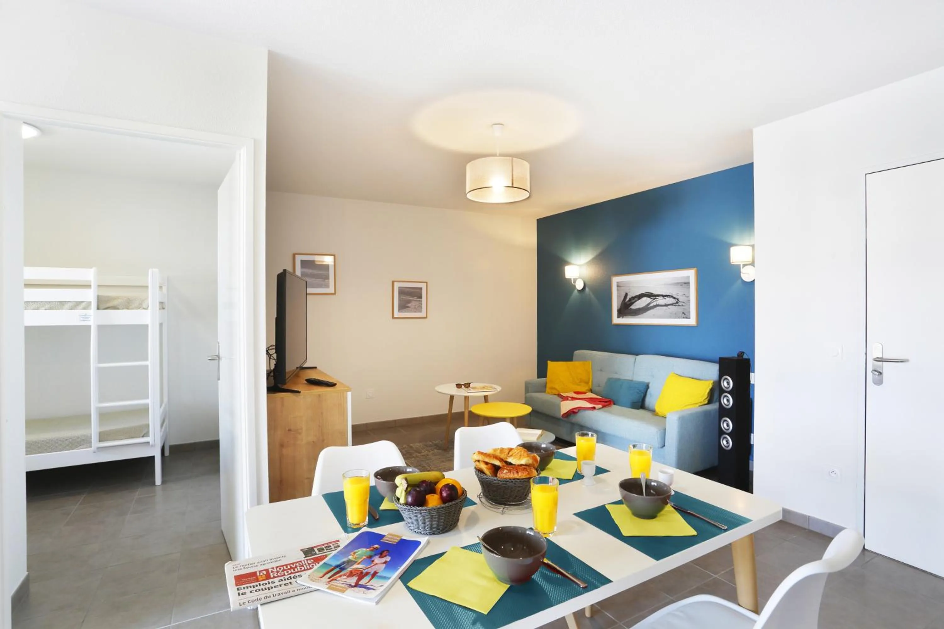 Living room in Résidence Néméa Le Marché de la Plage