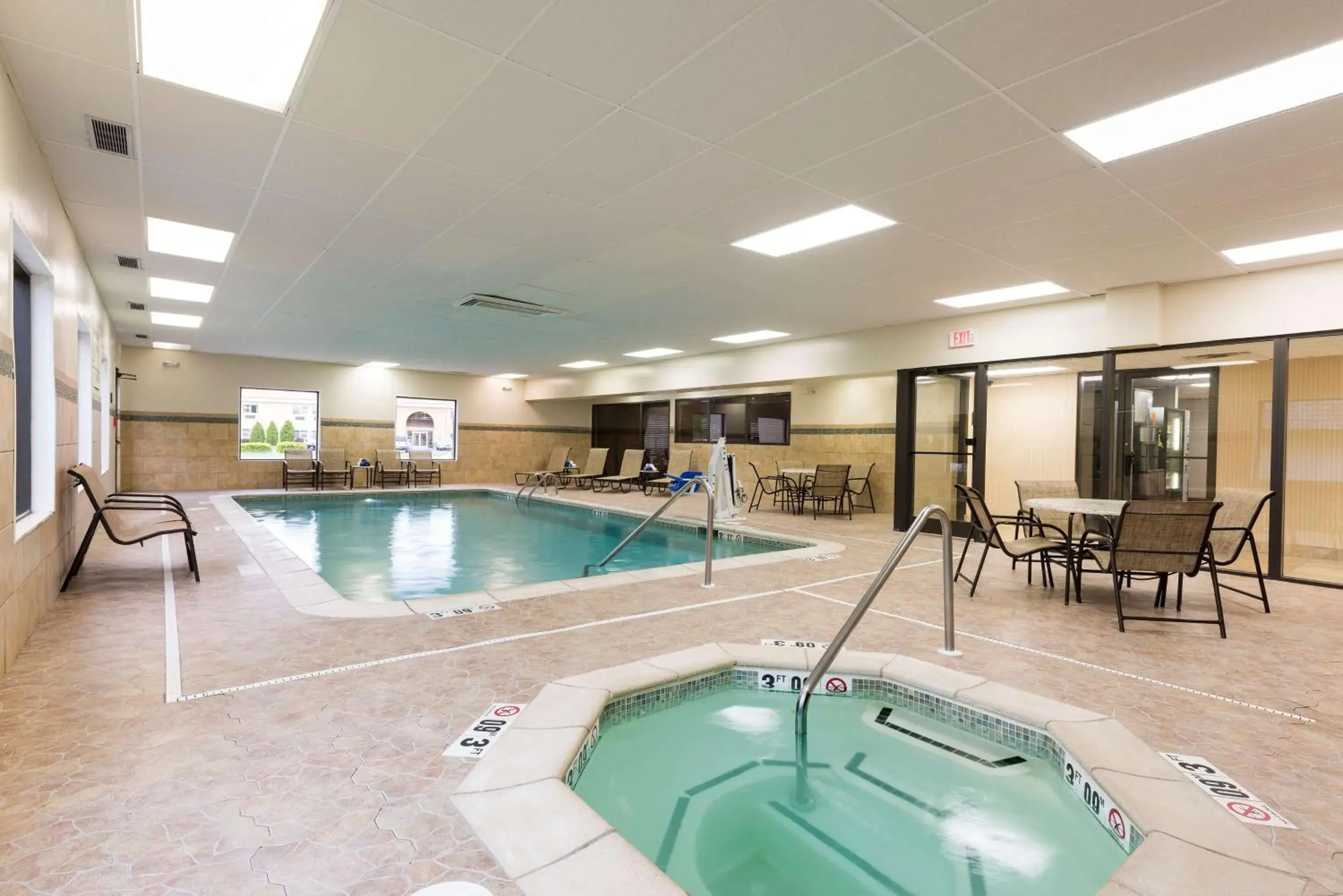 Pool view in Hampton Inn Port Huron Pool view in Hampton Inn Port Huron