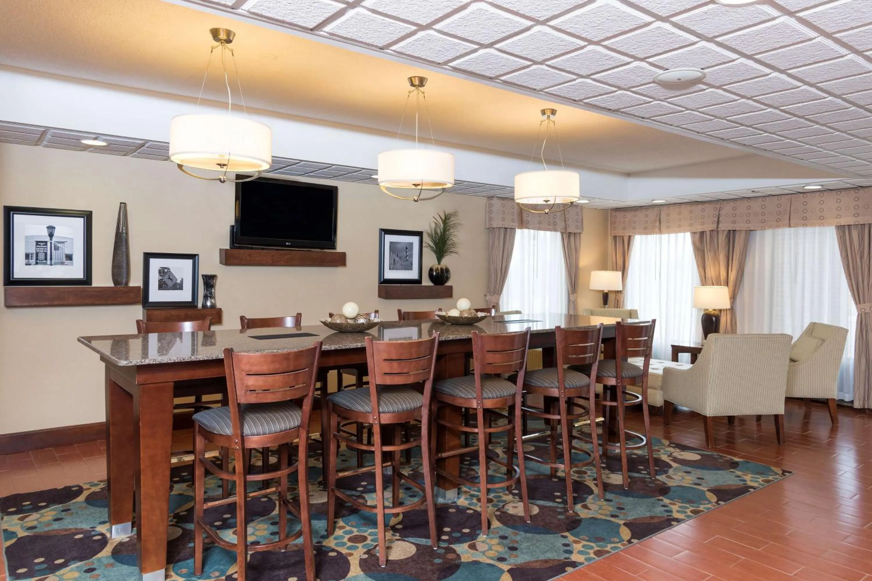 Lobby or reception in Hampton Inn Port Huron