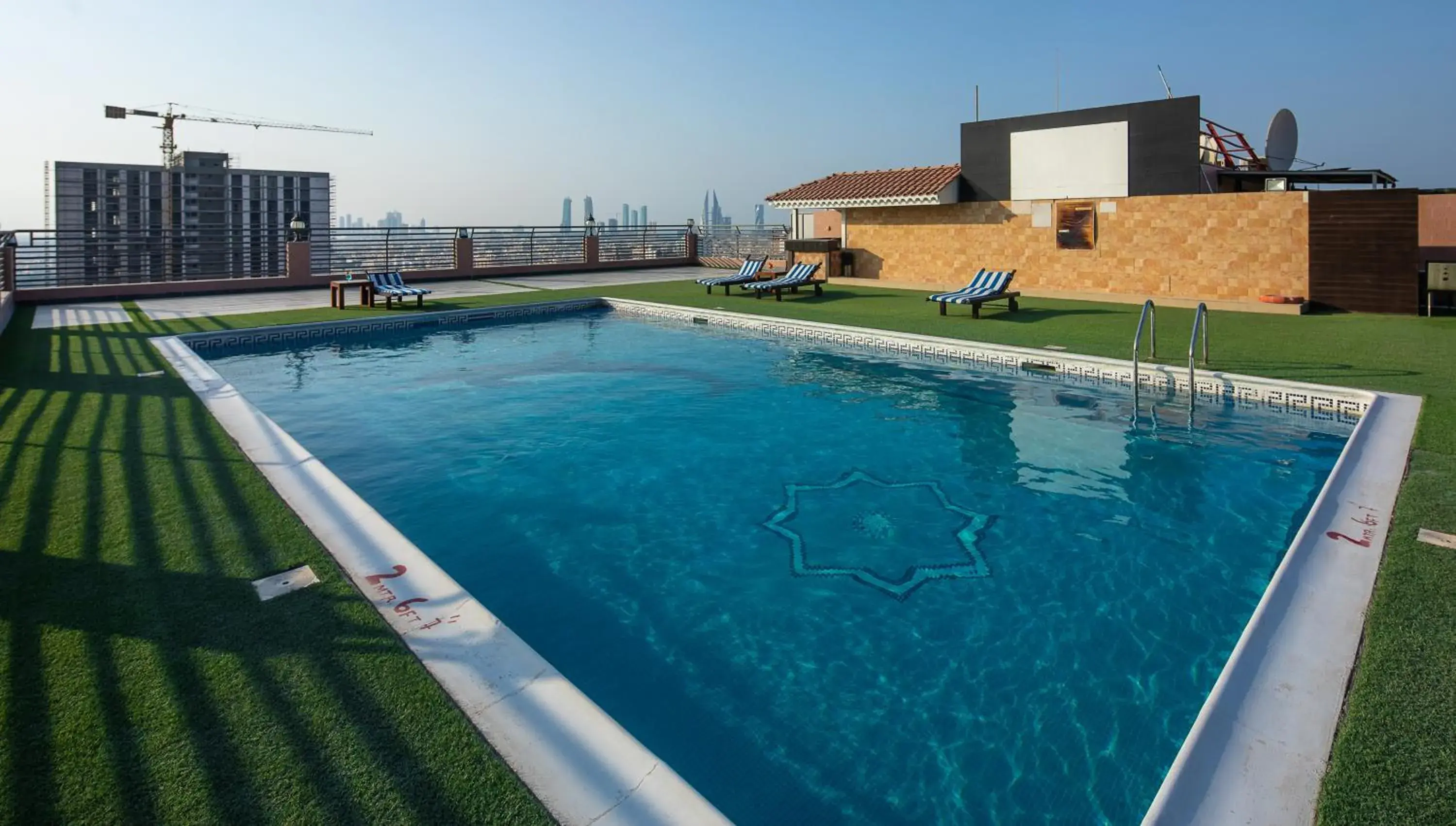 Pool view in Diva Hotel Pool view in Diva Hotel