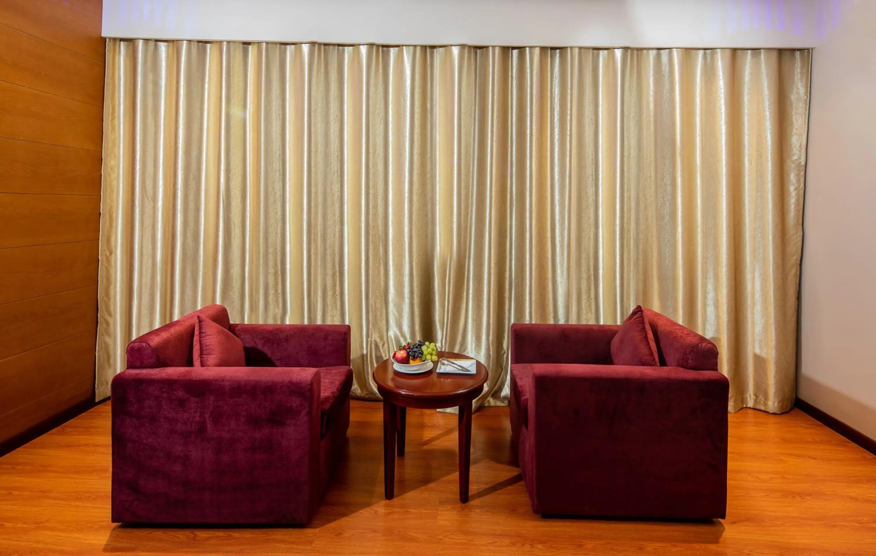 Seating area in Diva Hotel