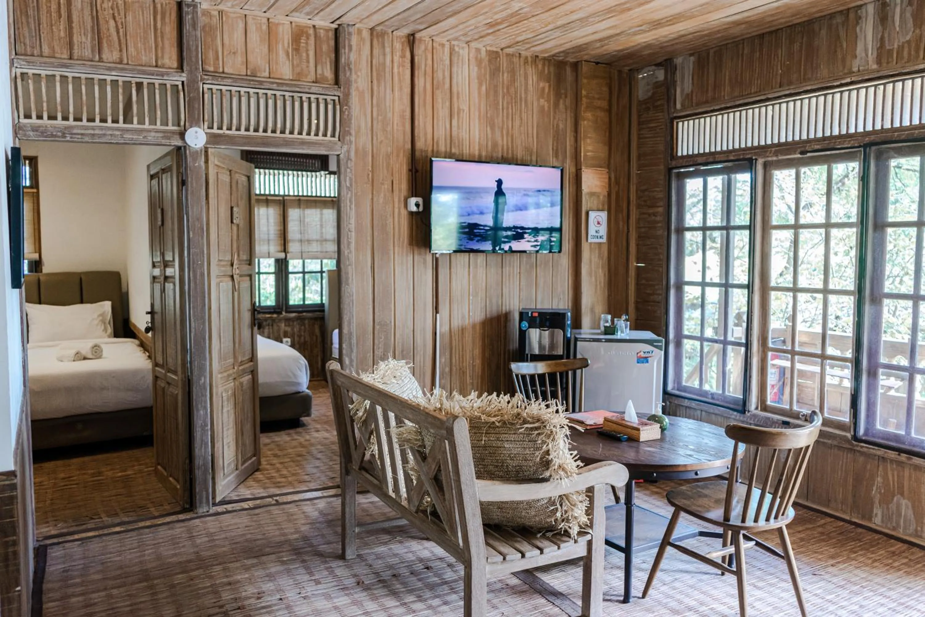 Bed in Menjangan Ecolodge - CHSE Certified