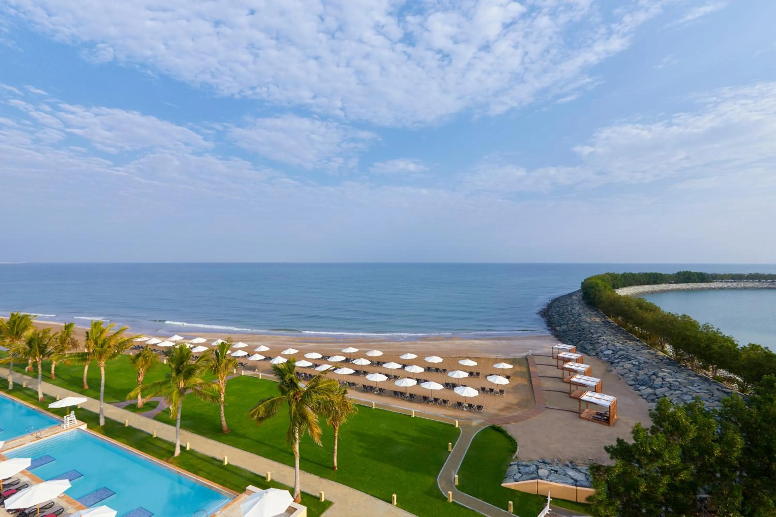 Bird&#x27;s eye view in Barceló Mussanah Resort, Sultanate of Oman