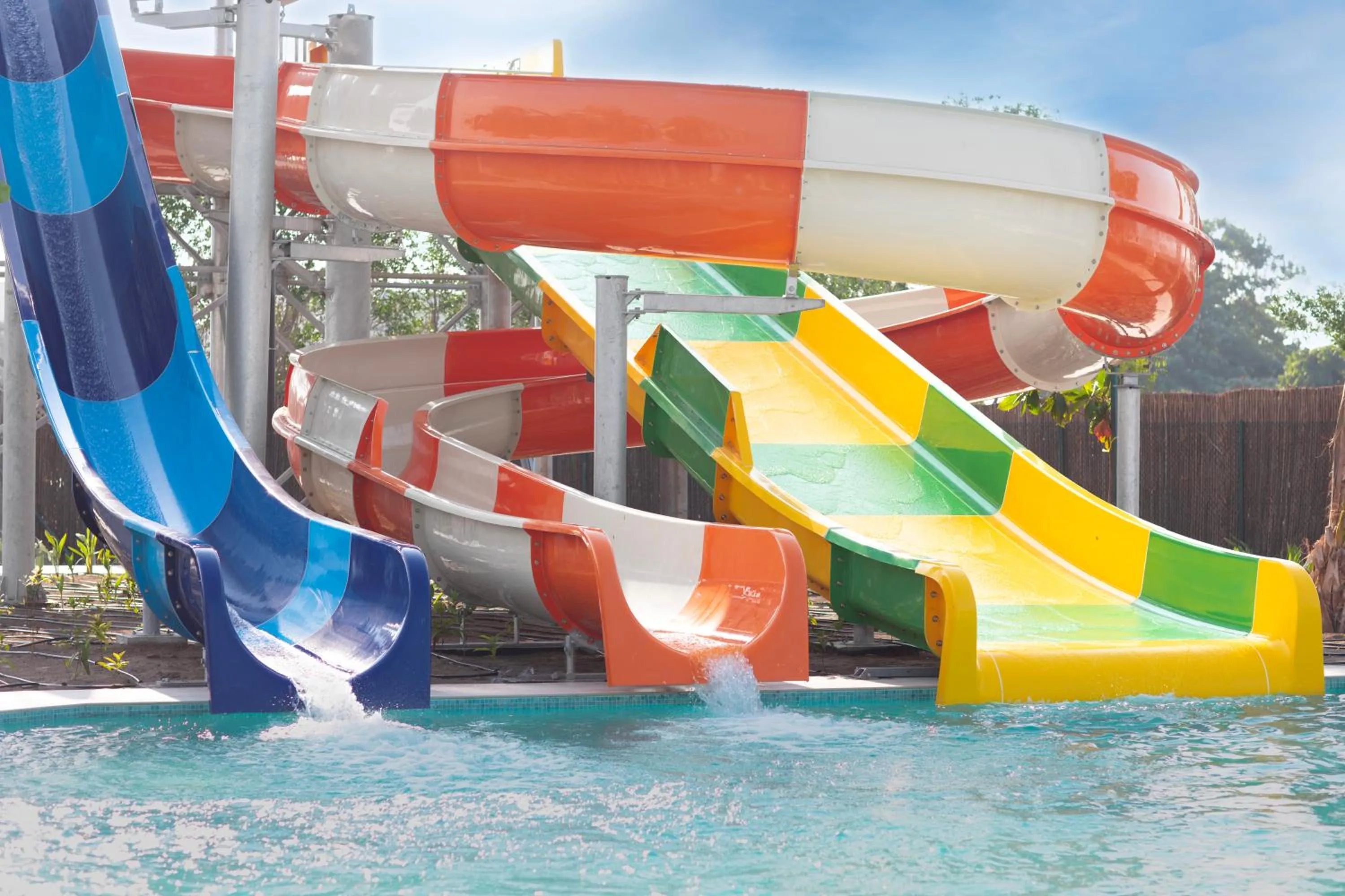 Aqua park in Barceló Mussanah Resort, Sultanate of Oman