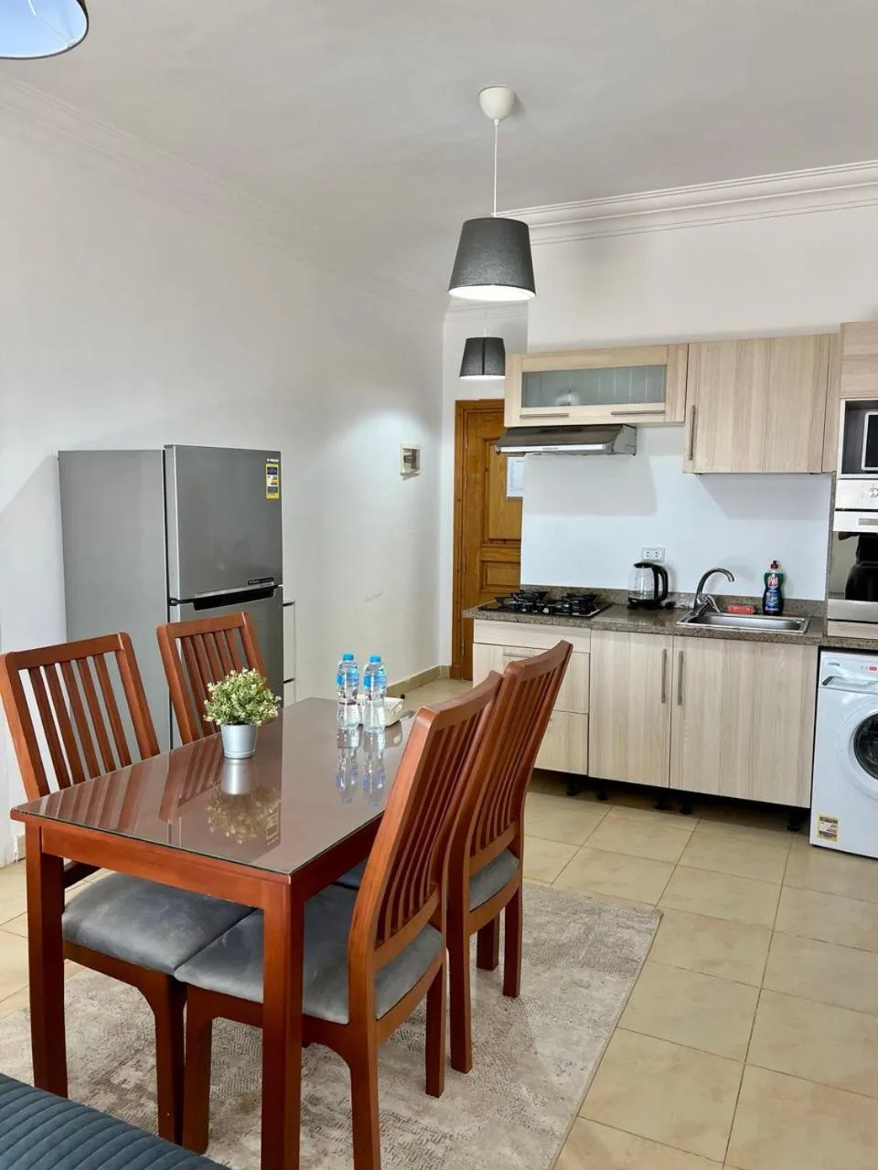 kitchen in Lilly Apartments