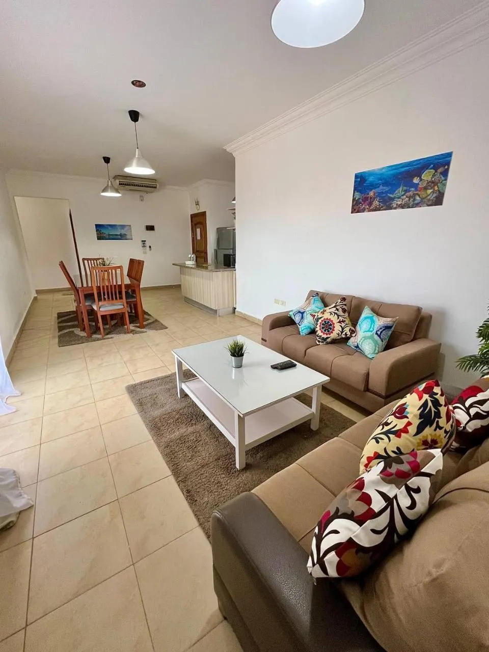 Living room in Lilly Apartments