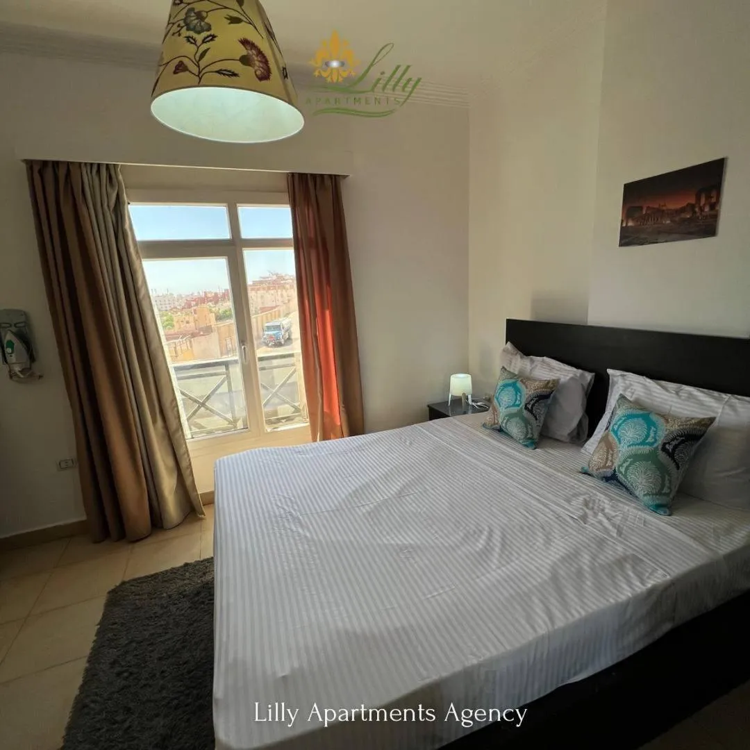 View (from property/room), Bed in Lilly Apartments