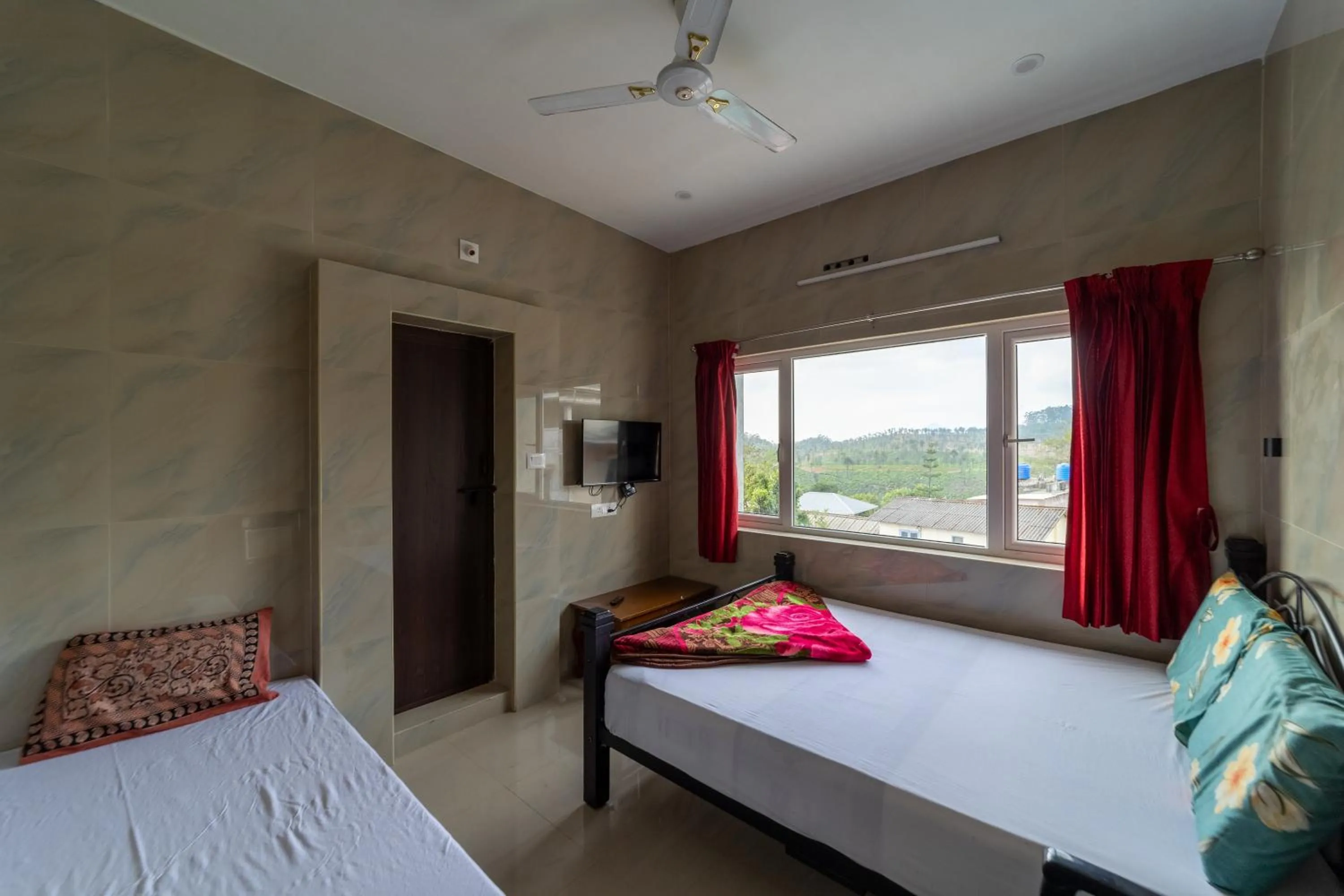 Photo of the whole room, Bed in Sri Nandha Luxury Comforts