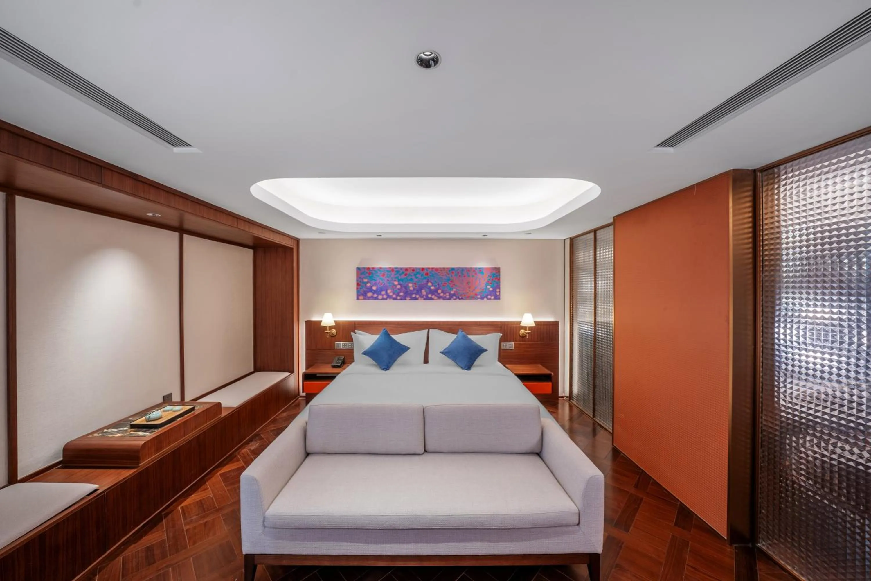 Bed in Wyndham Beijing North