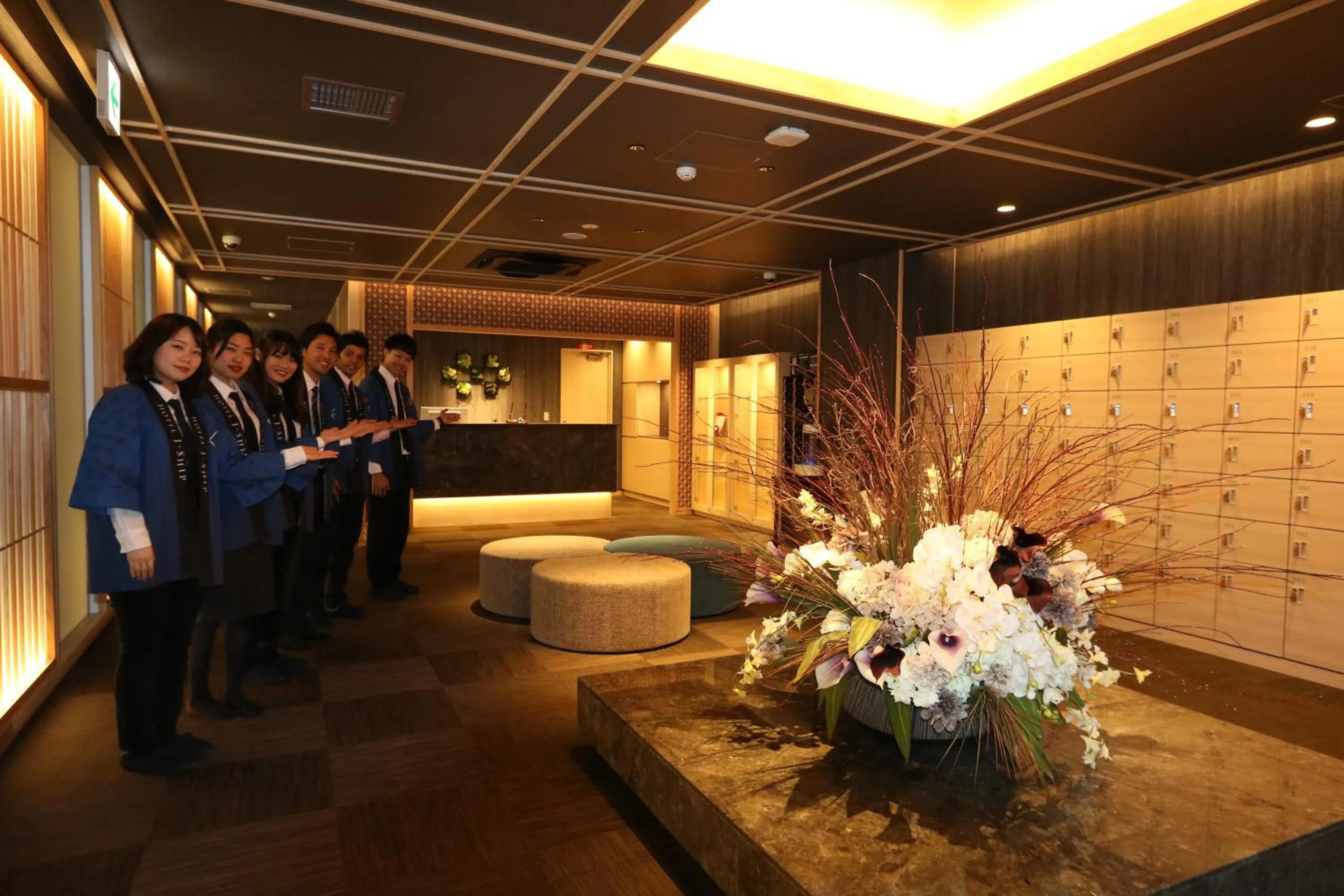 Lobby or reception in Cabin & Capsule Hotel J-SHIP Osaka Namba