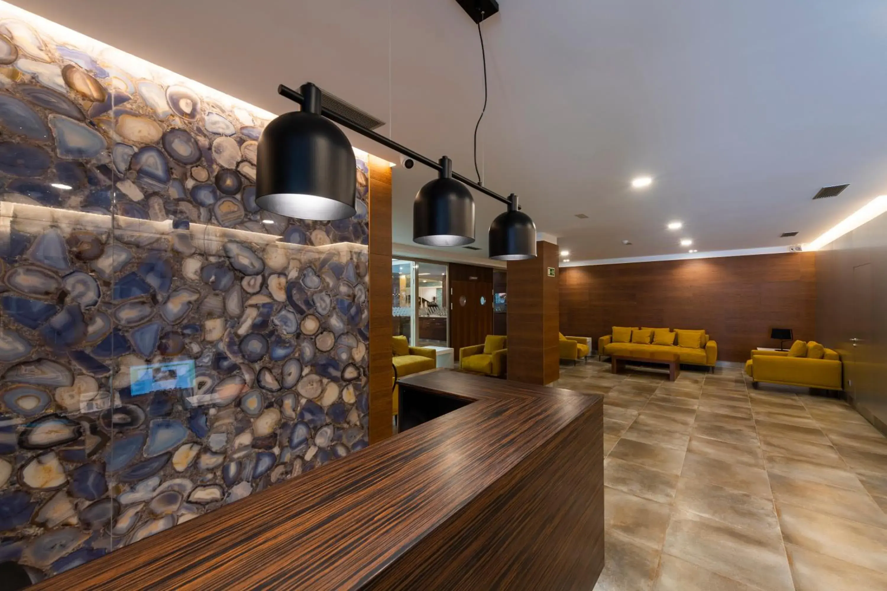 Lobby or reception in Hotel VIDA Mar de Laxe Lobby or reception in Hotel VIDA Mar de Laxe