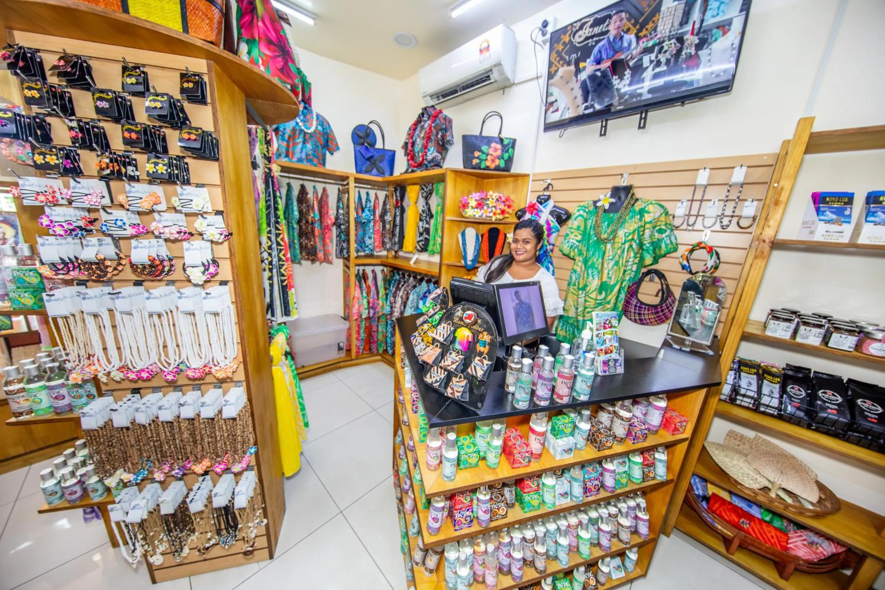 On-site shops in Tanoa Tusitala Hotel