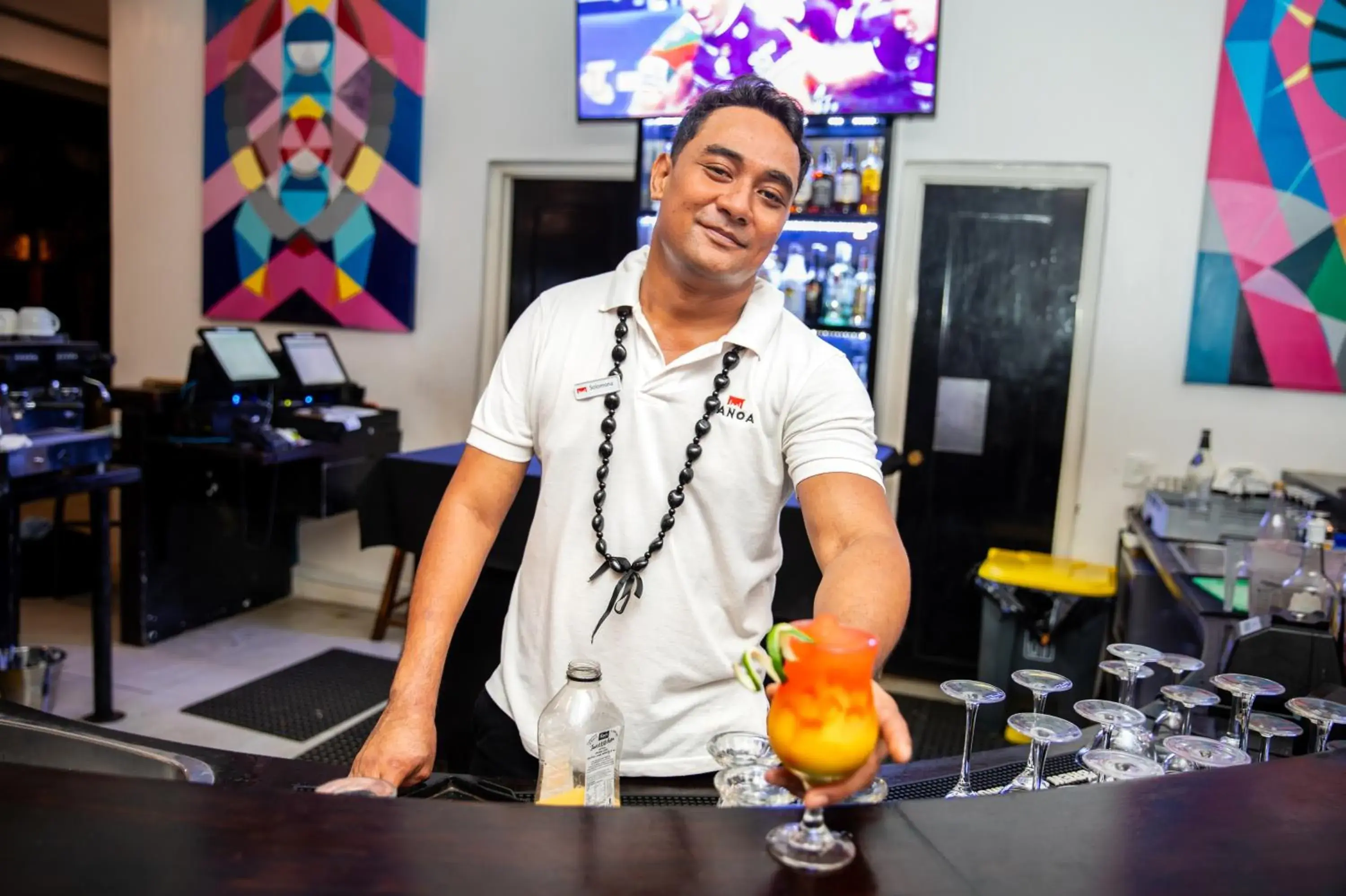 Lounge or bar in Tanoa Tusitala Hotel Lounge or bar in Tanoa Tusitala Hotel