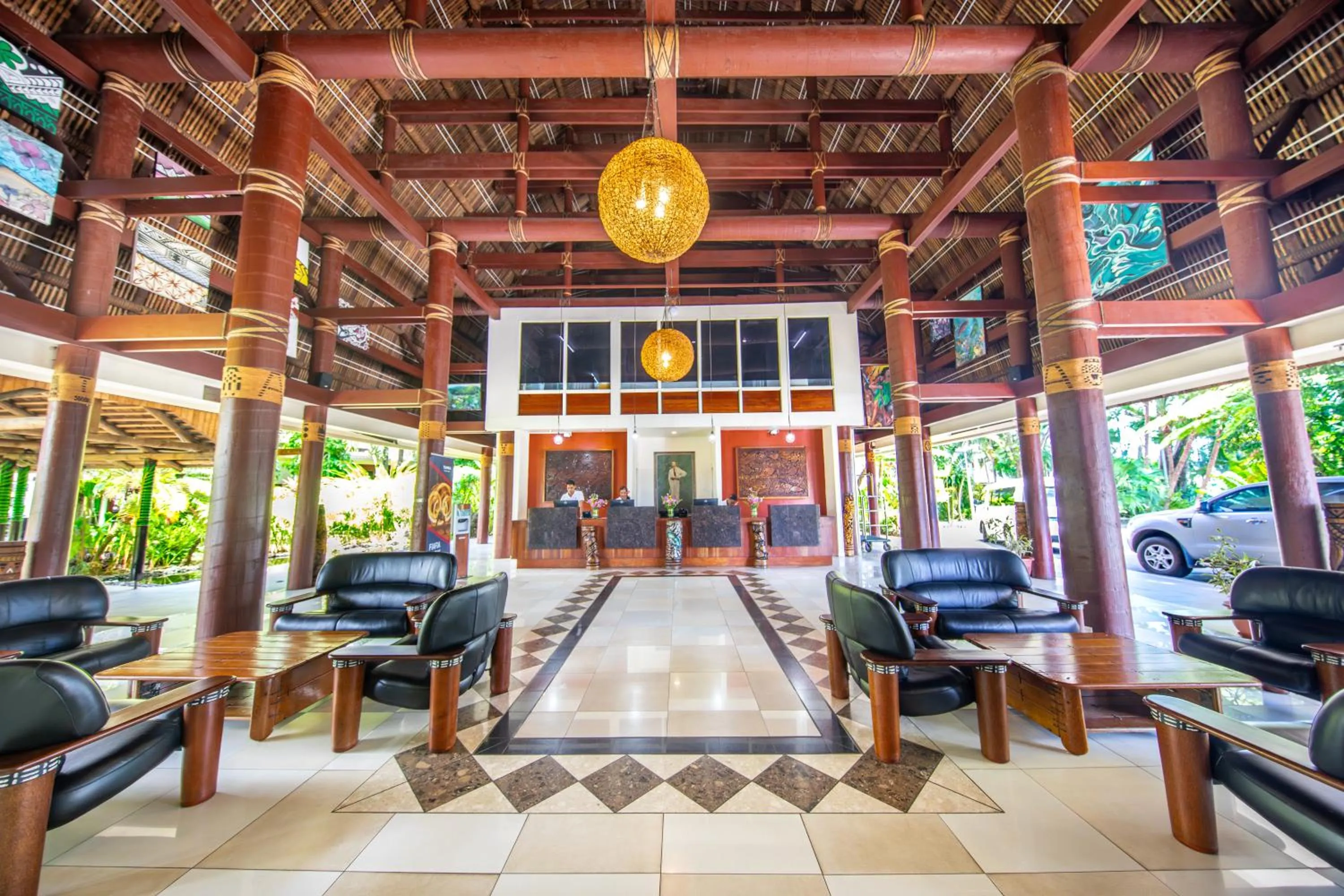 Lobby or reception in Tanoa Tusitala Hotel