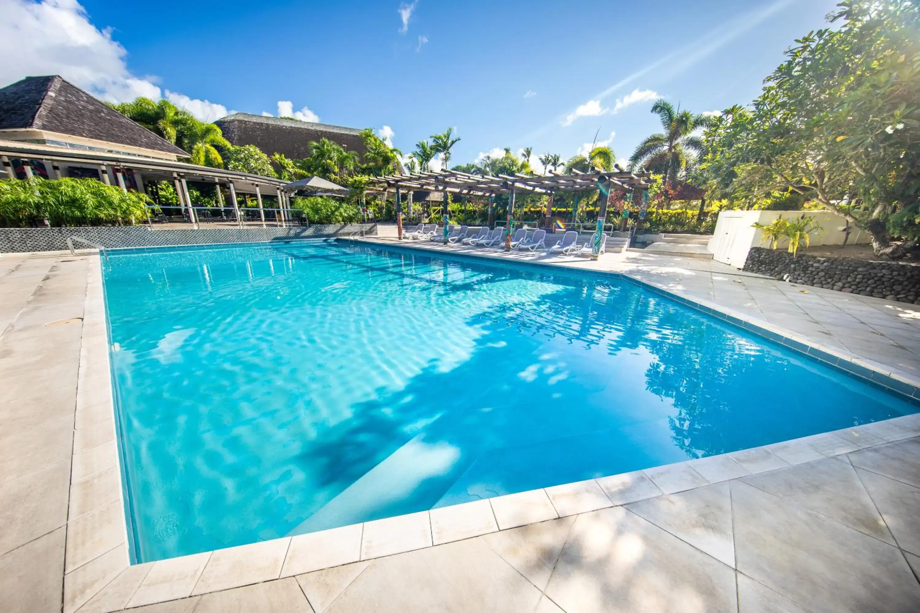 Swimming pool in Tanoa Tusitala Hotel Swimming pool in Tanoa Tusitala Hotel