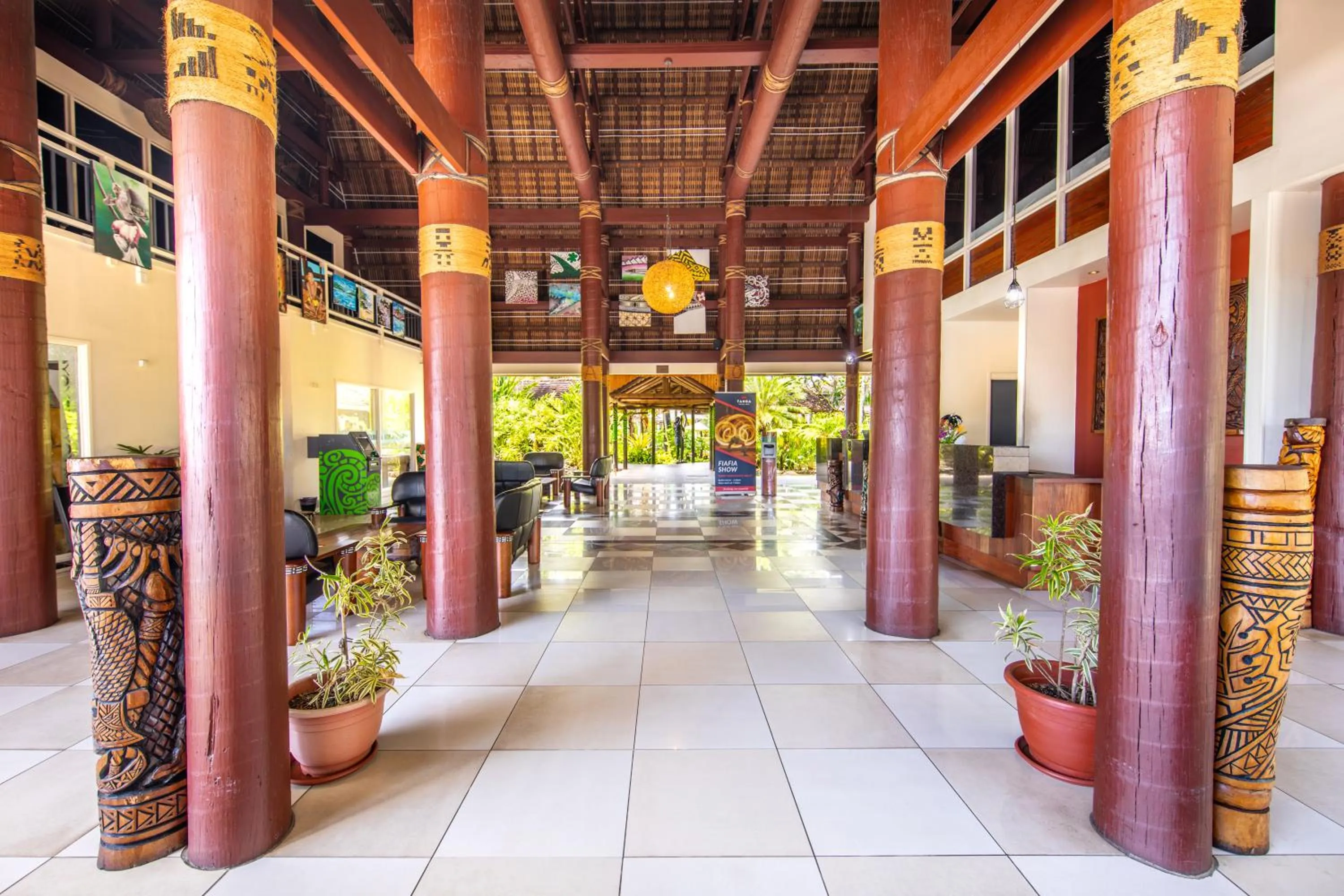 Lobby or reception in Tanoa Tusitala Hotel