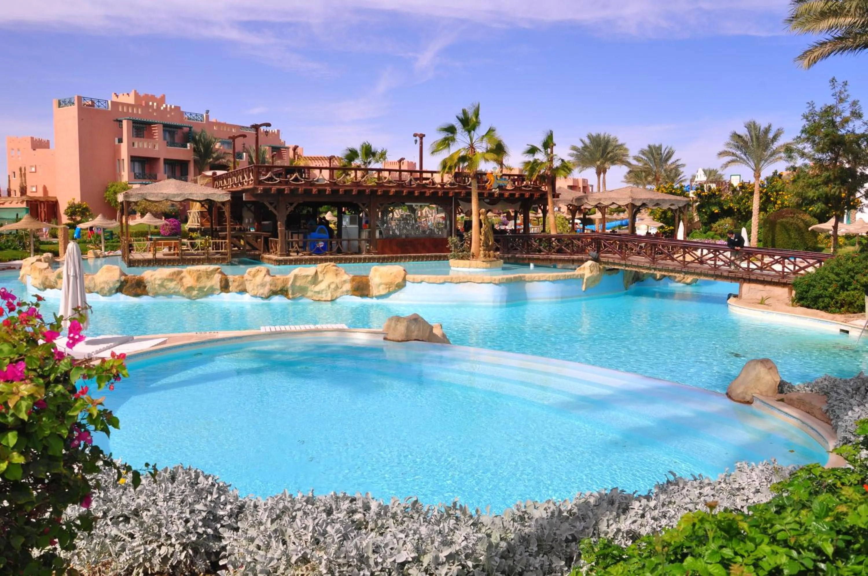 Swimming pool in Rehana Sharm Resort - Aquapark & Spa - Couples and Family Only -Premium Ultra All-Inclusive 24H