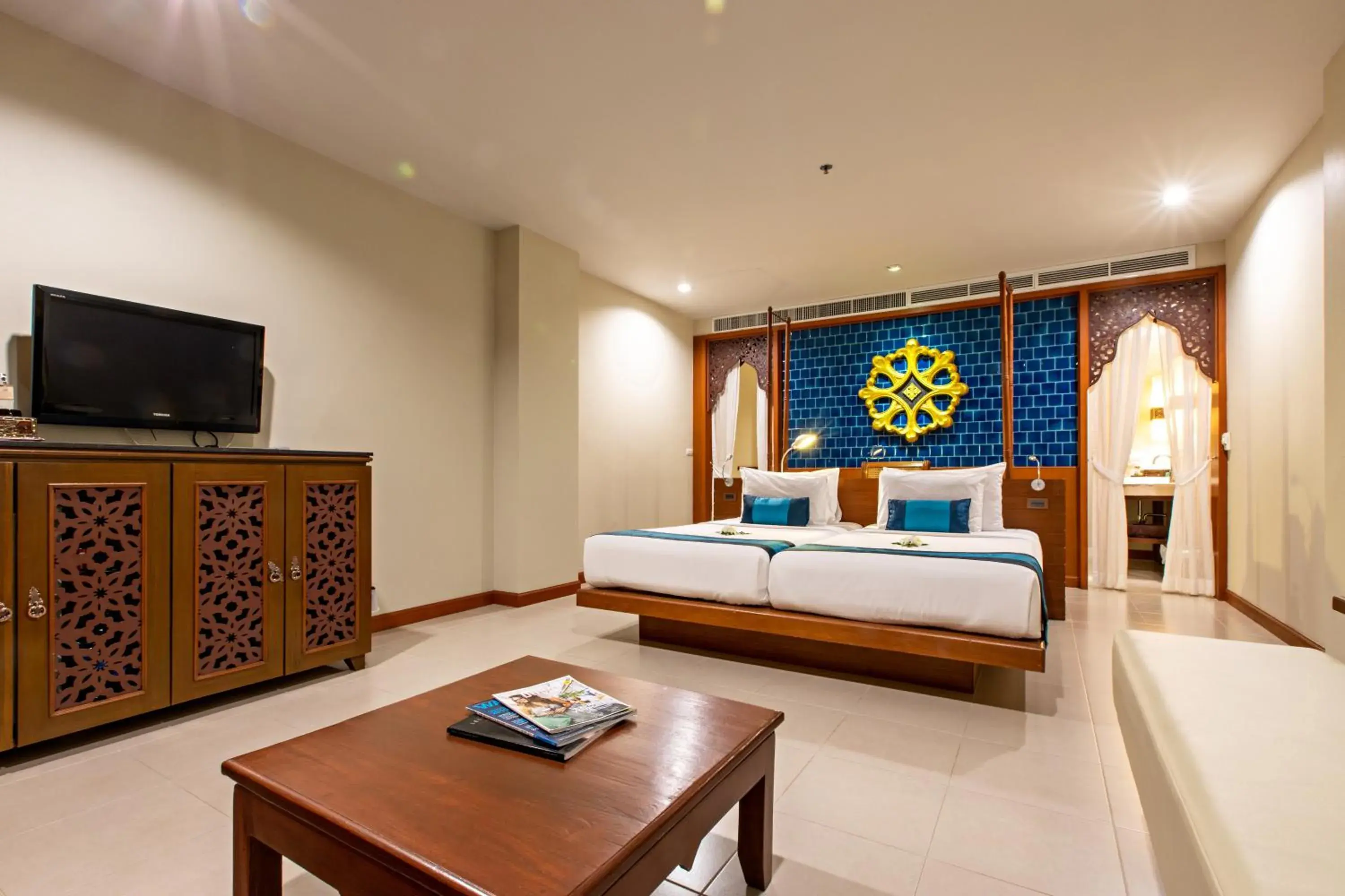 Bedroom, Bed in Rawai Palm Beach Resort - SHA Extra Plus Bedroom, Bed in Rawai Palm Beach Resort - SHA Extra Plus