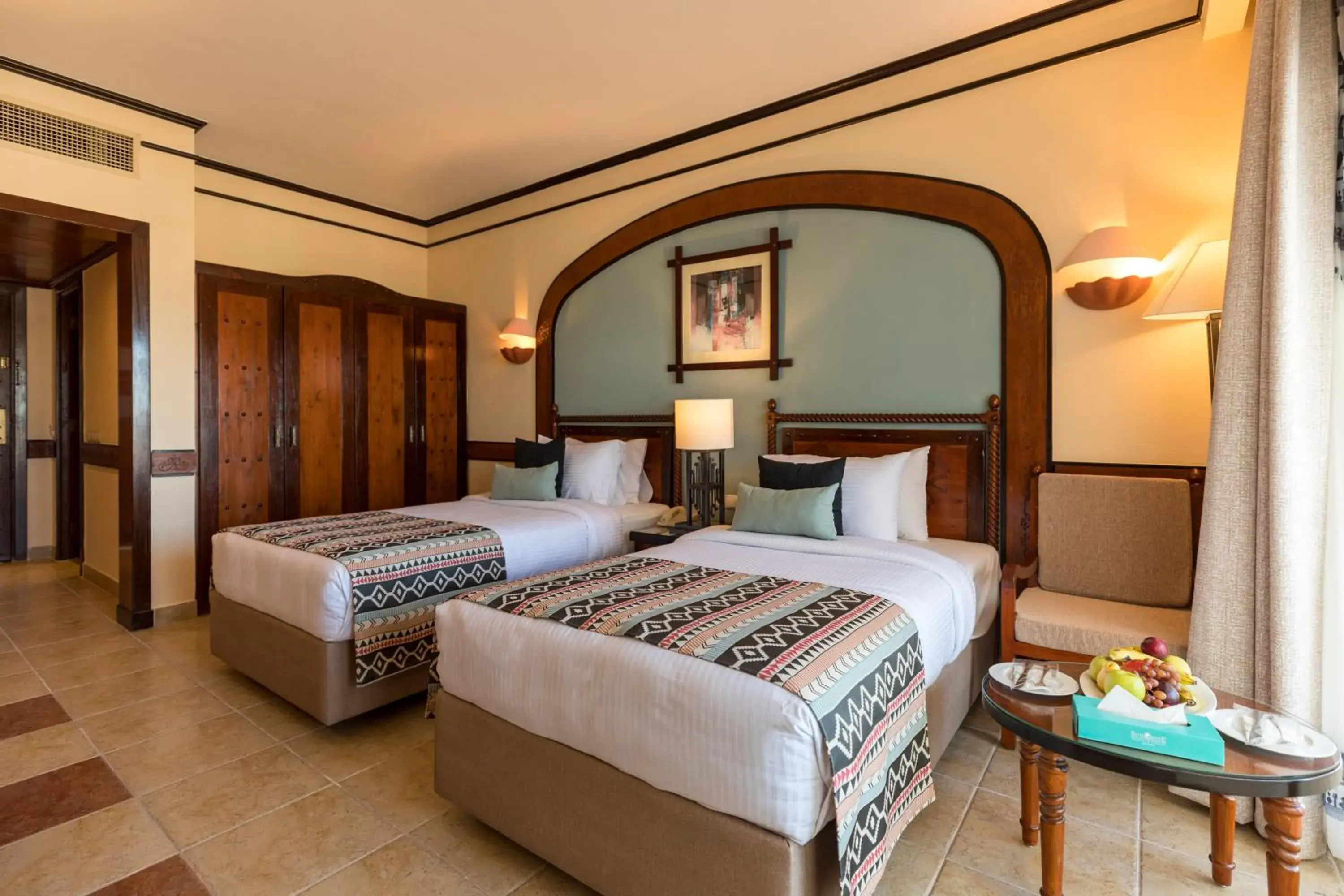 Bed in Sunrise Remal Resort Bed in Sunrise Remal Resort
