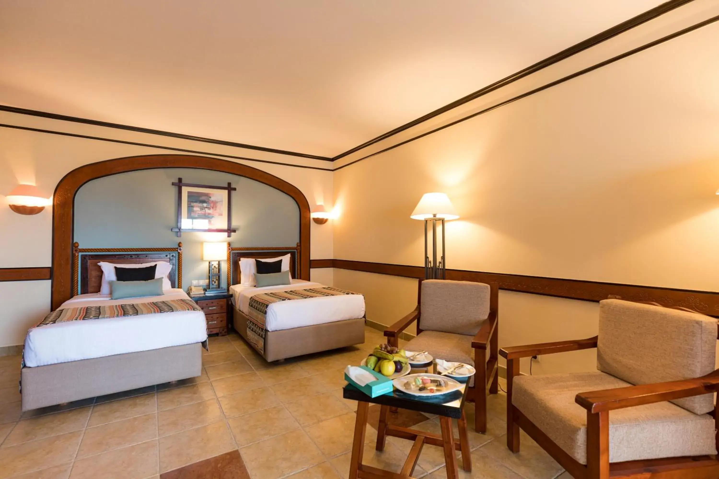 Bed in Sunrise Remal Resort Bed in Sunrise Remal Resort