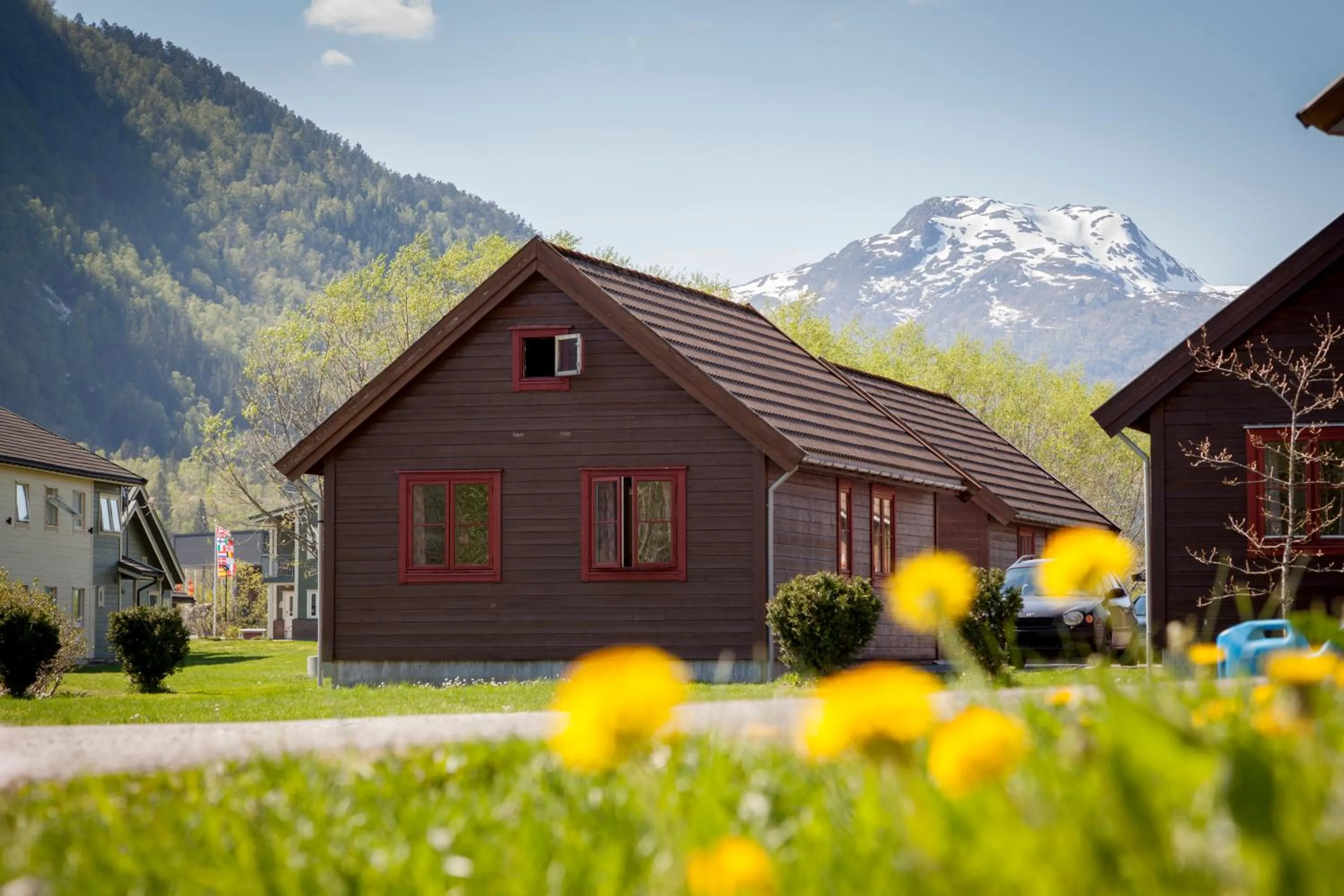 Property building in Førde Gjestehus og Camping