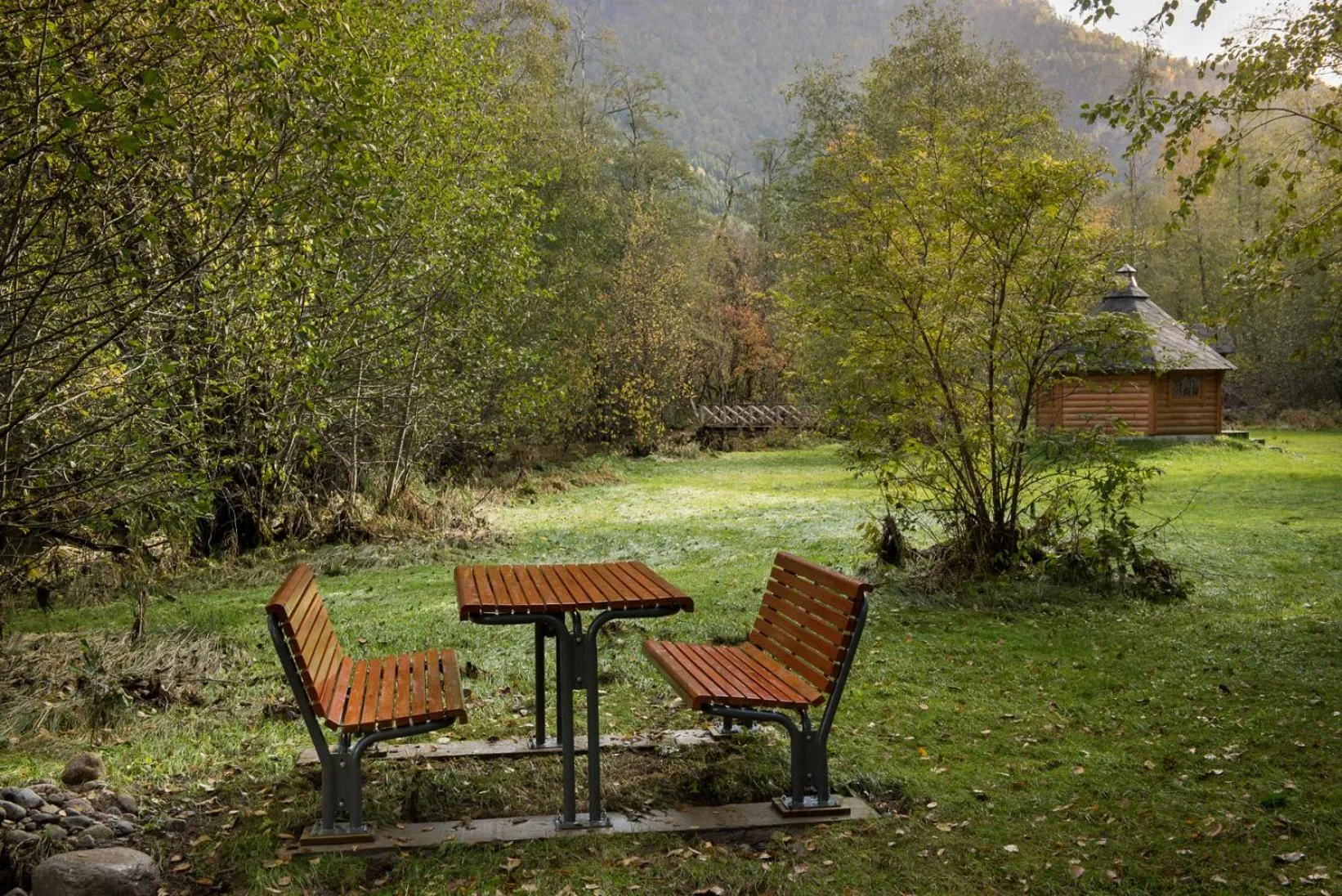 Natural landscape in Førde Gjestehus og Camping