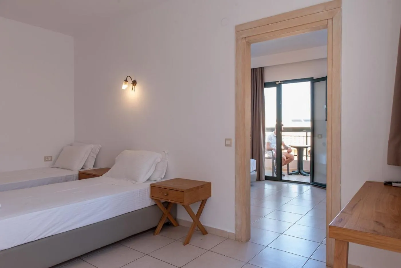 Bedroom, Bed in Gouves Waterpark Holiday Resort