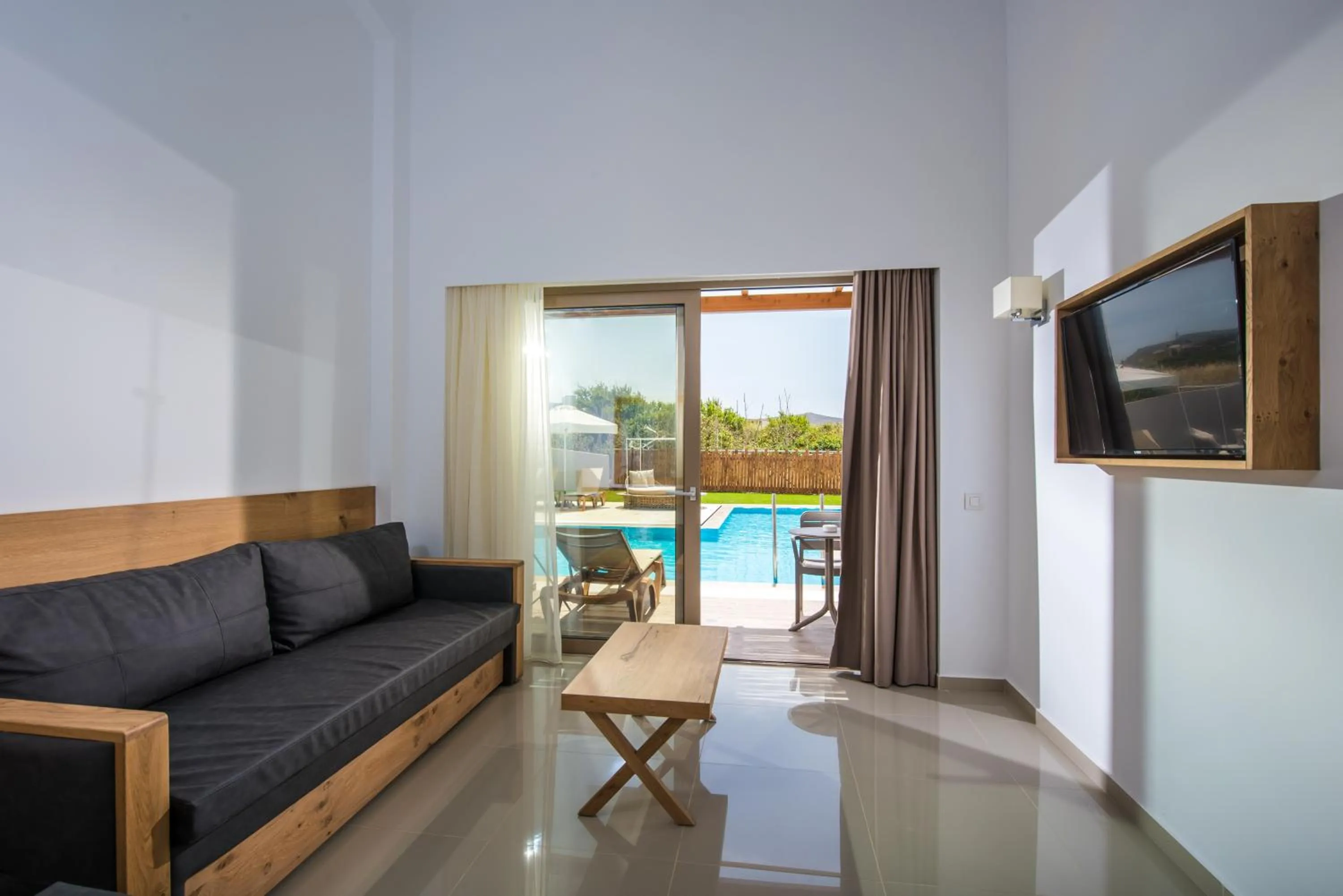 Balcony/Terrace in Gouves Waterpark Holiday Resort