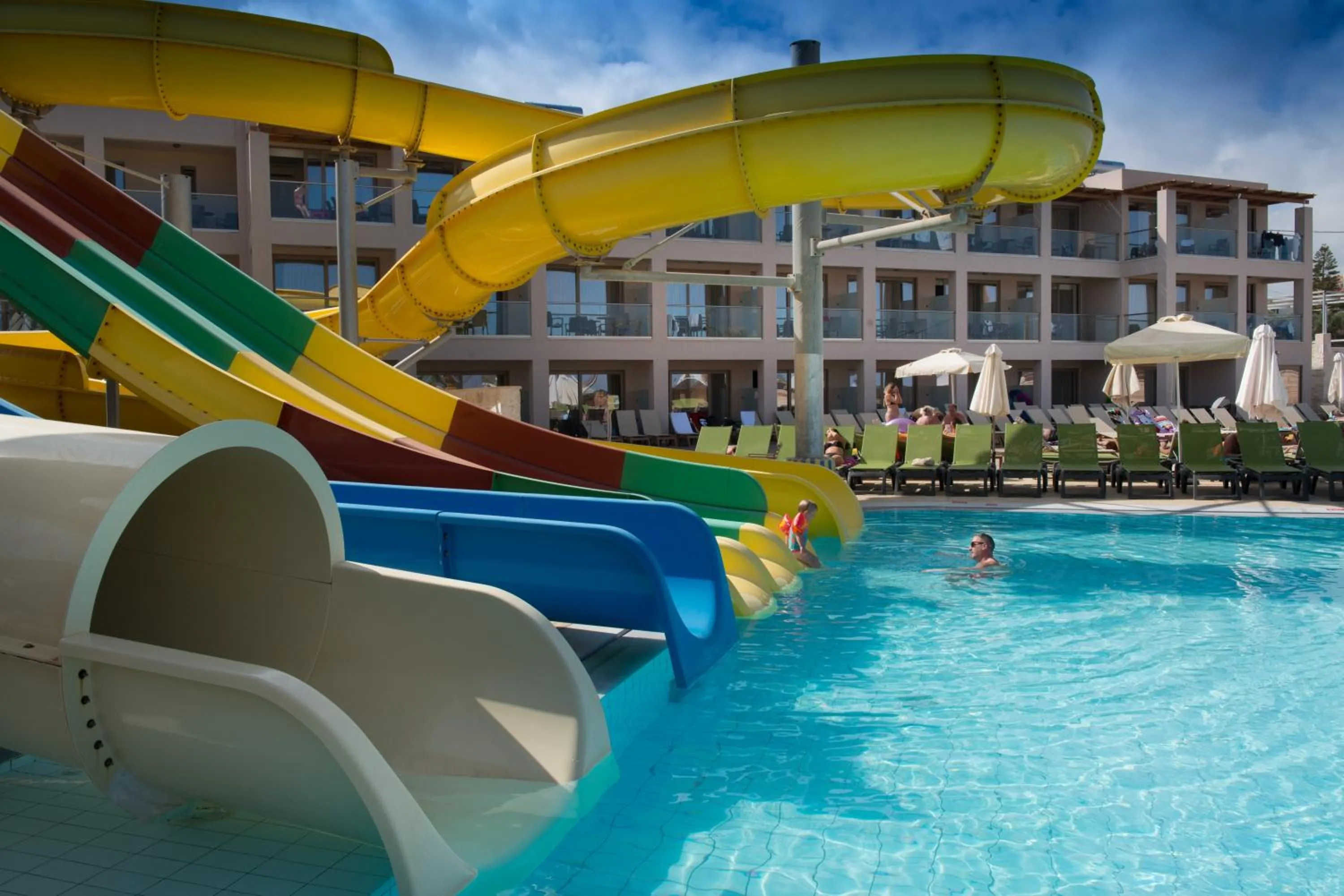 Aqua park in Gouves Waterpark Holiday Resort