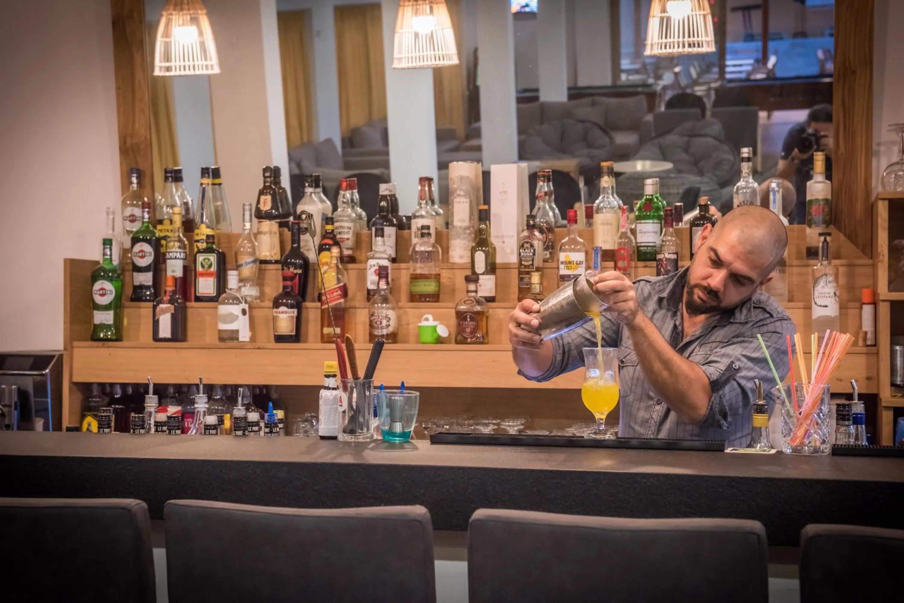 Lounge or bar in Gouves Waterpark Holiday Resort