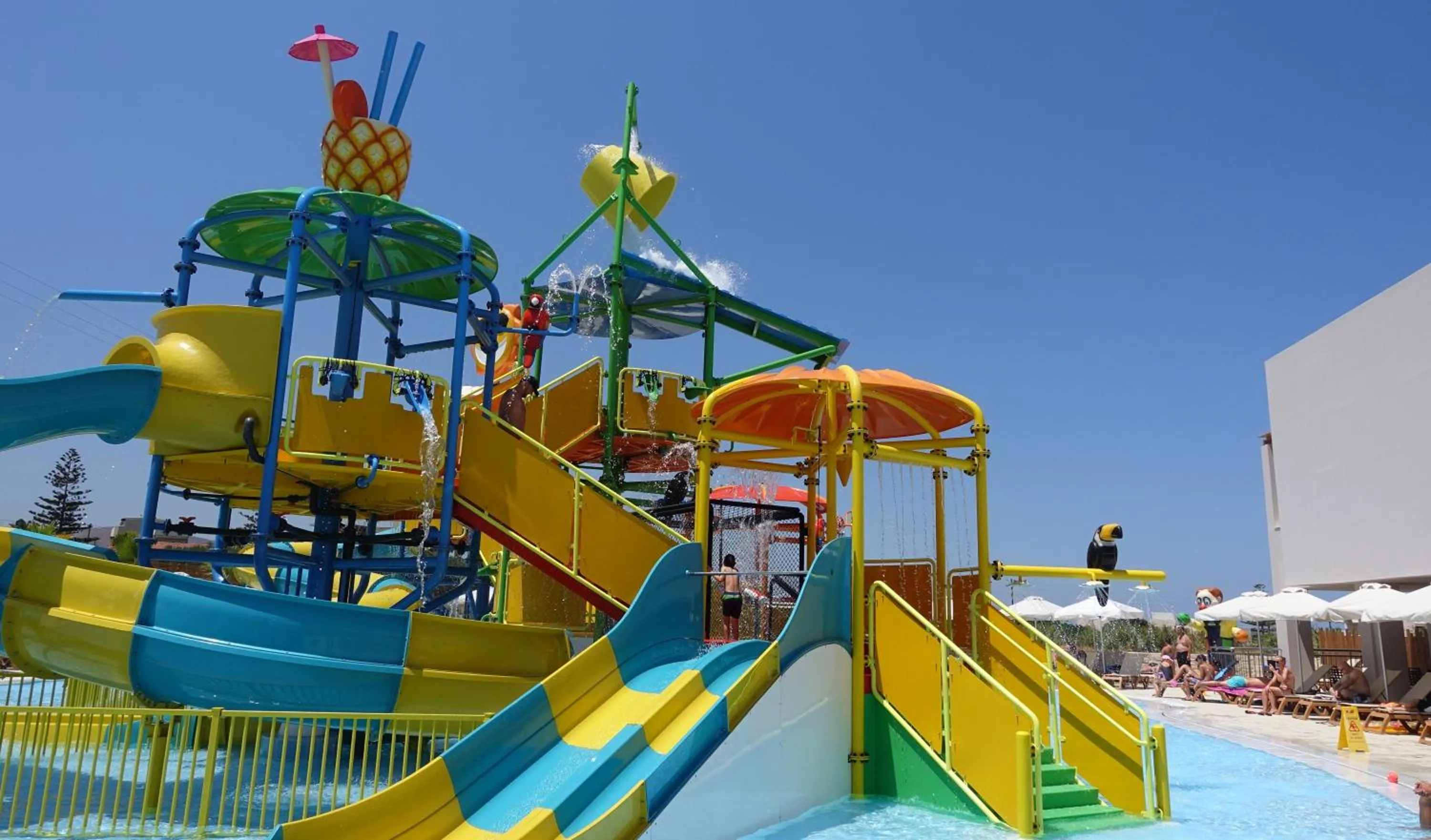 Aqua park in Gouves Waterpark Holiday Resort