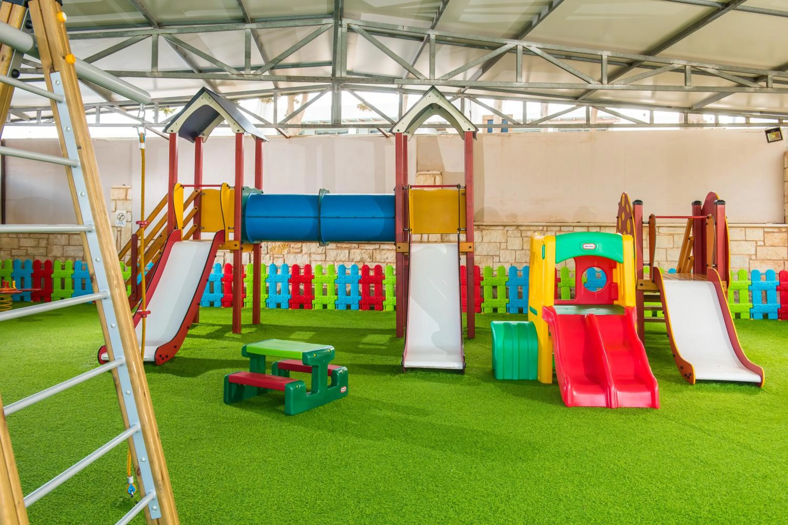 Children play ground in Gouves Waterpark Holiday Resort