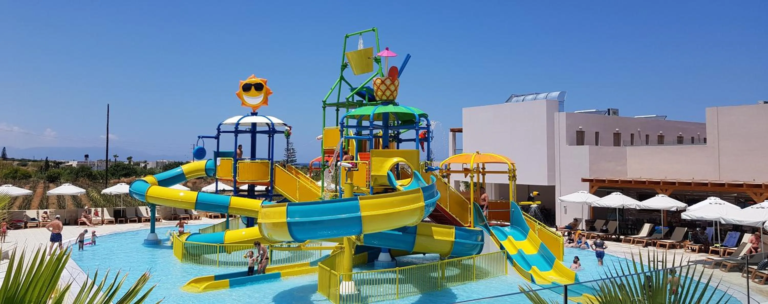 Aqua park in Gouves Waterpark Holiday Resort