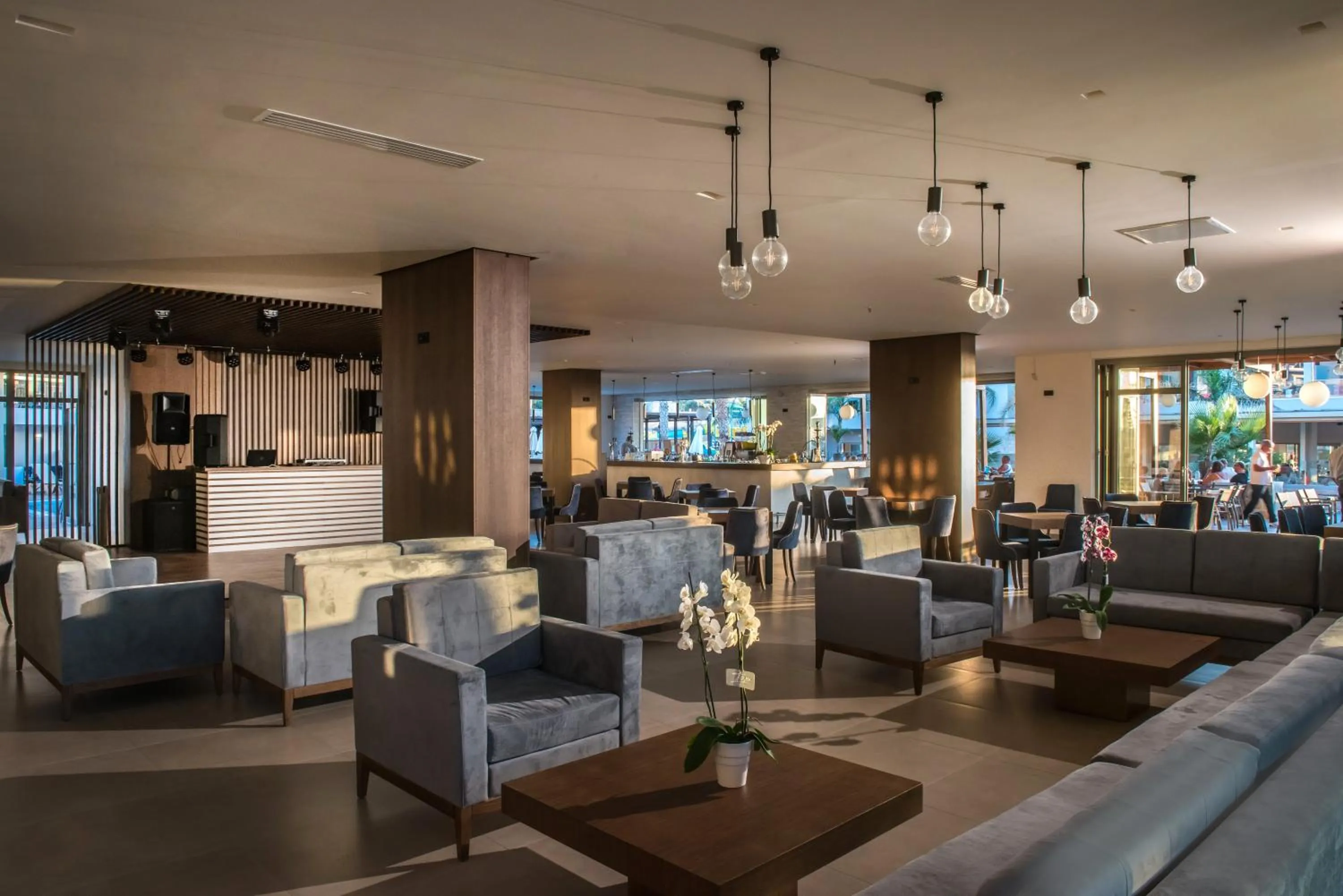 Communal lounge/ TV room in Gouves Waterpark Holiday Resort