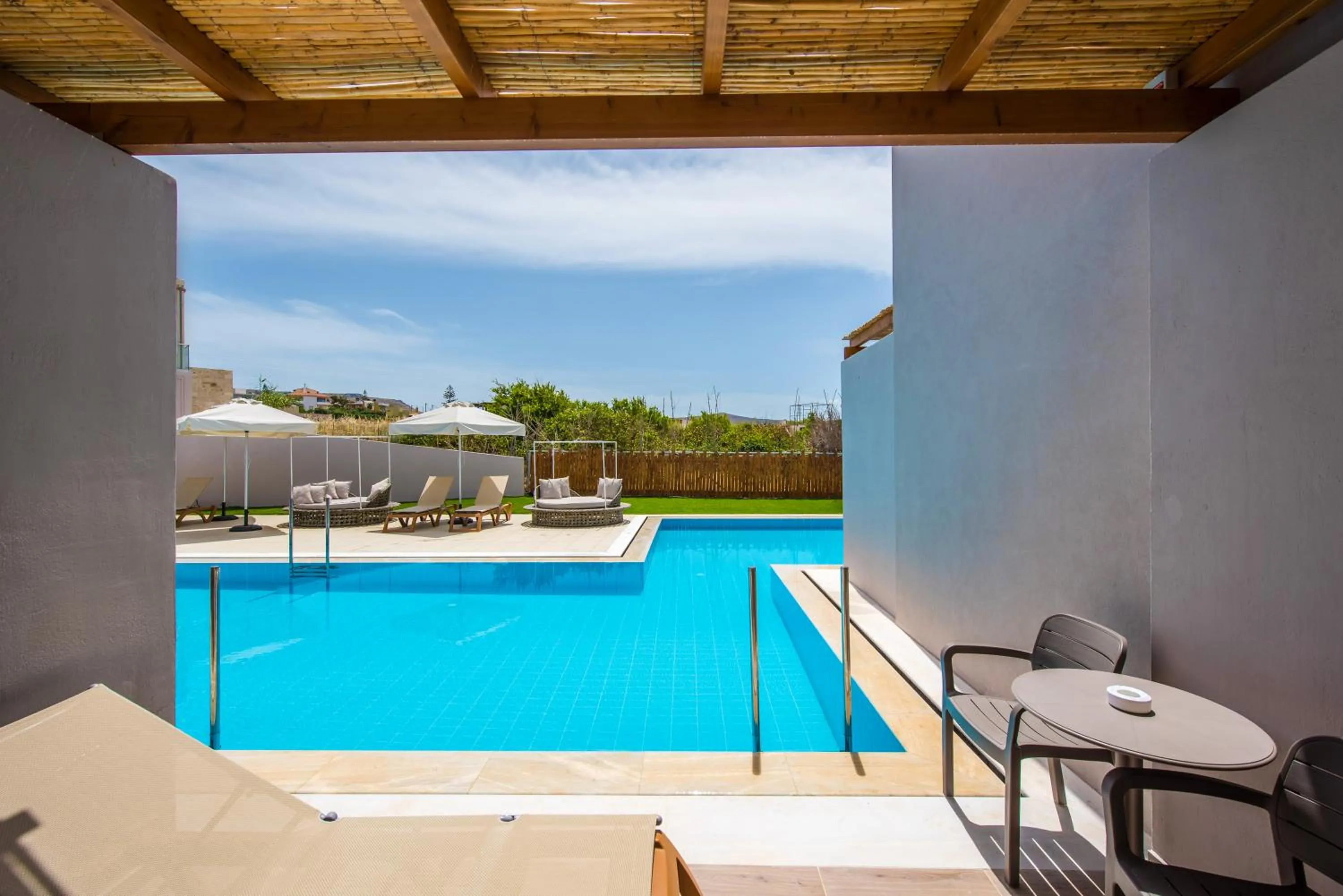 Balcony/Terrace in Gouves Waterpark Holiday Resort