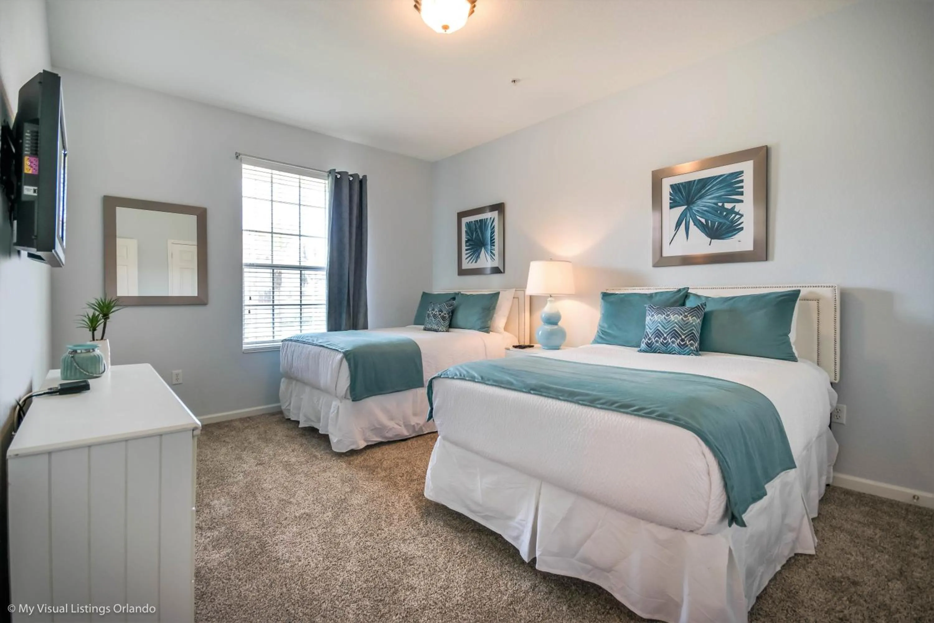 Bed in Spacious Condo Near Convention Ctr & I-Drive, Pool